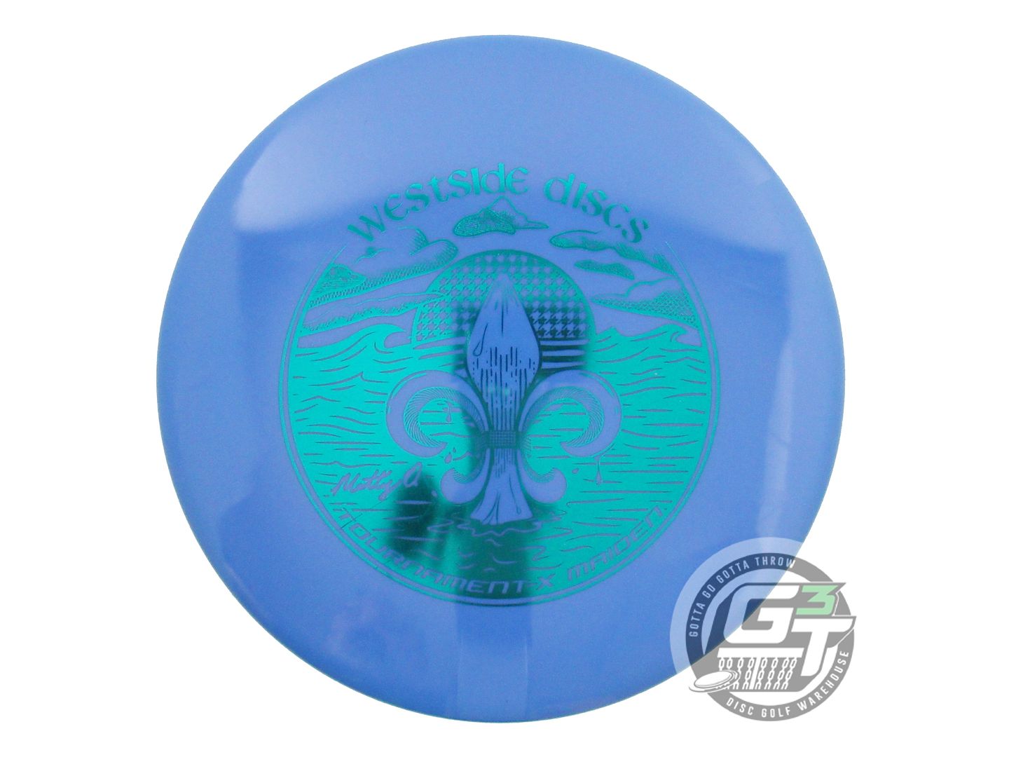 USED Westside Discs [ORUM] Tournament-X Maiden 173g Blue Teal Foil Midrange Disc