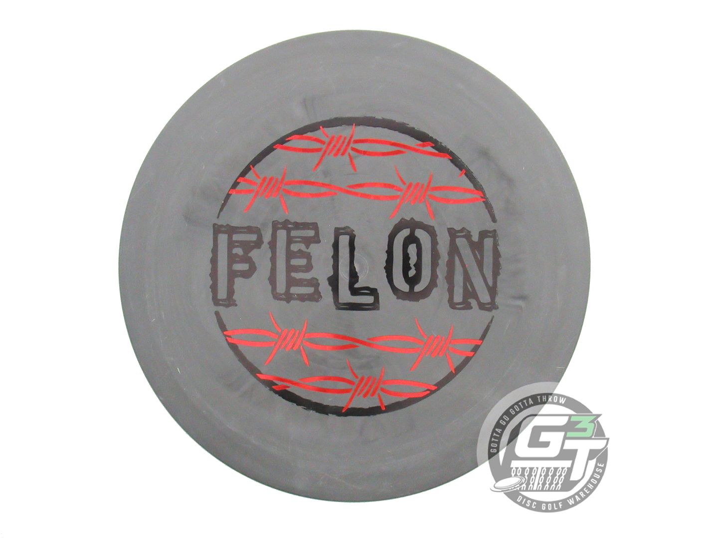 NOS Dynamic Discs BARBED WIRE Prime Felon 172g Gray Fairway Driver Golf Disc