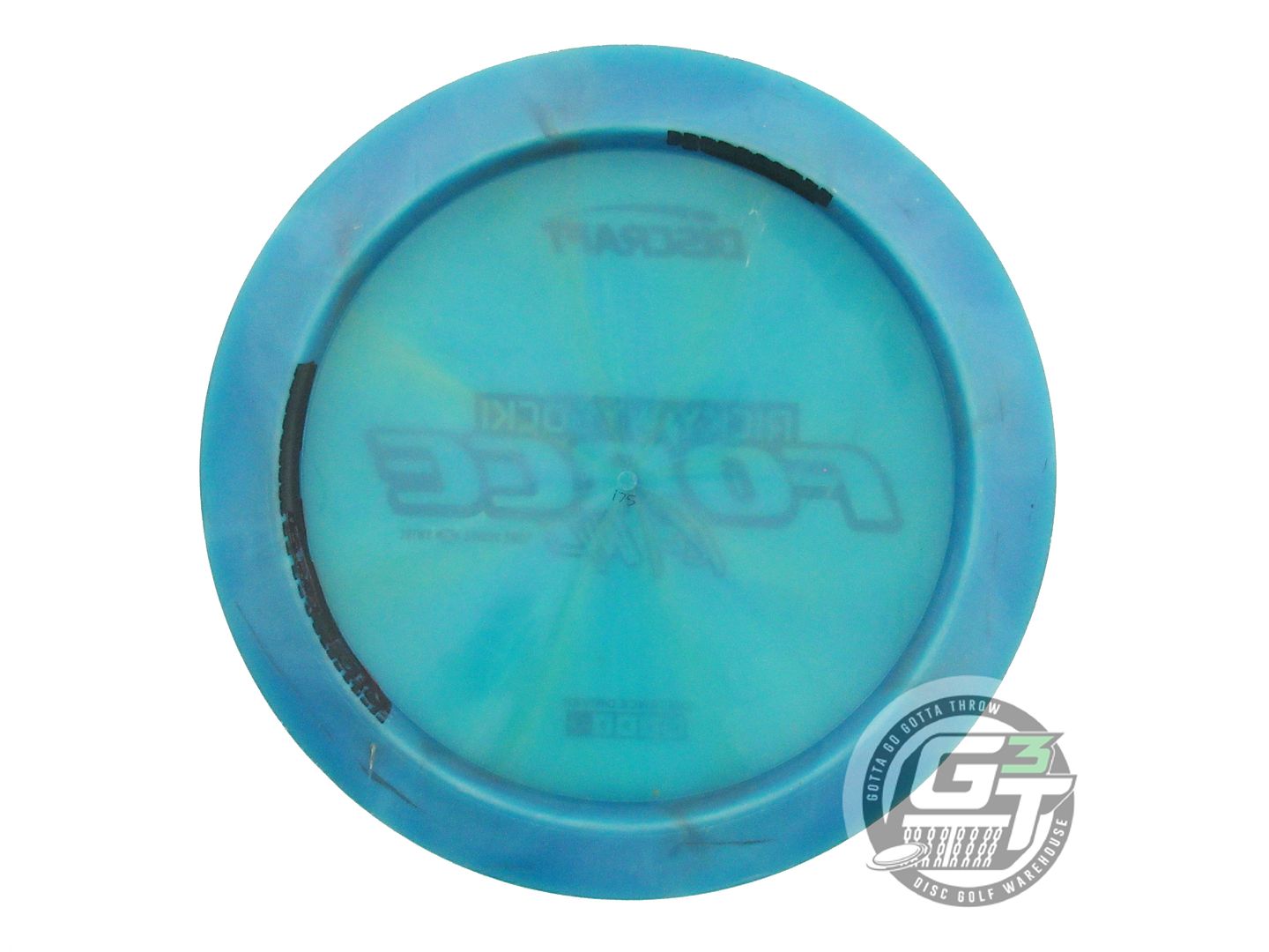 USED Discraft [WYSOCKI] Z Swirl Force 175g Blue-Green Distance Driver Golf Disc