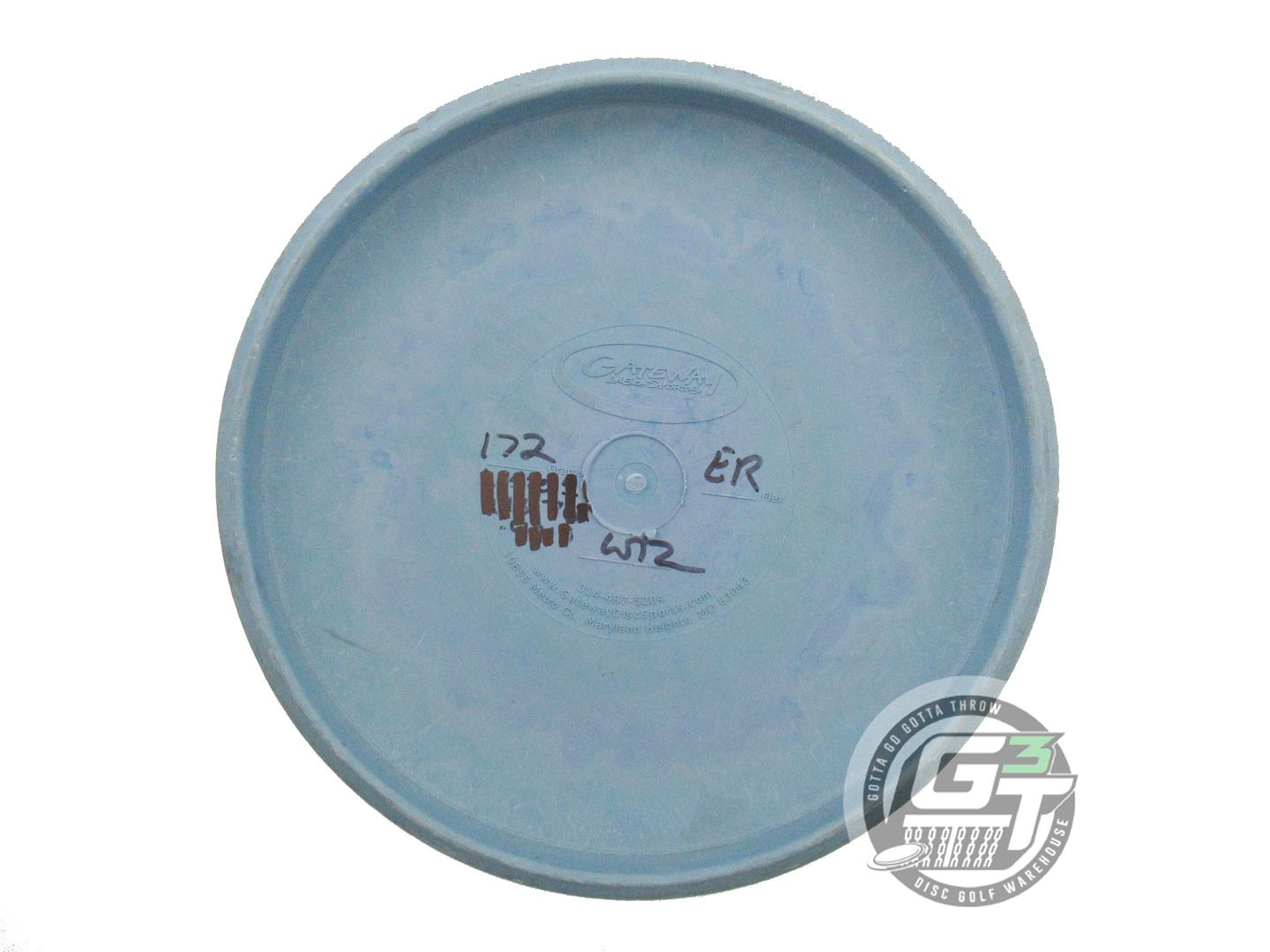 USED Gateway Eraser Wizard 172g Blue Rainbow Foil Putter Golf Disc