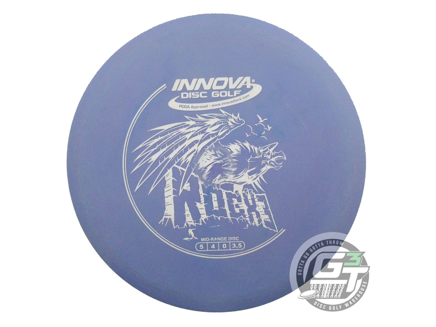 USED Innova DX RocX3 175g Blue White Stamp Midrange Golf Disc