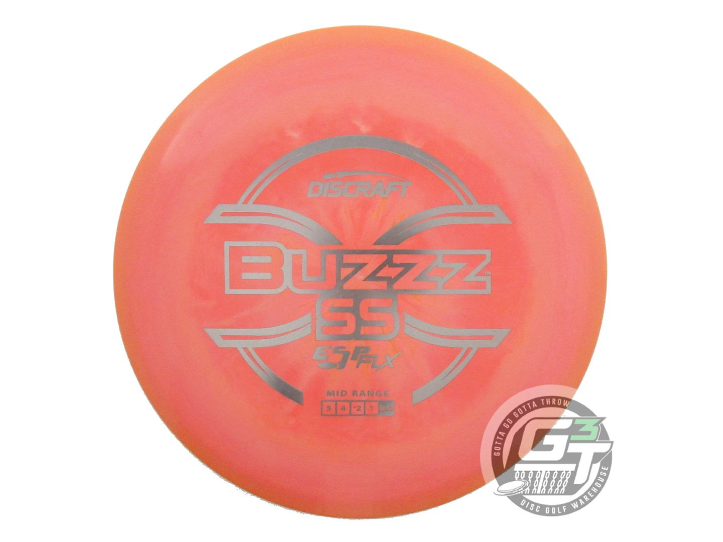 USED Discraft ESP FLX Buzzz SS 175g Orange Gray Foil Midrange Golf Disc