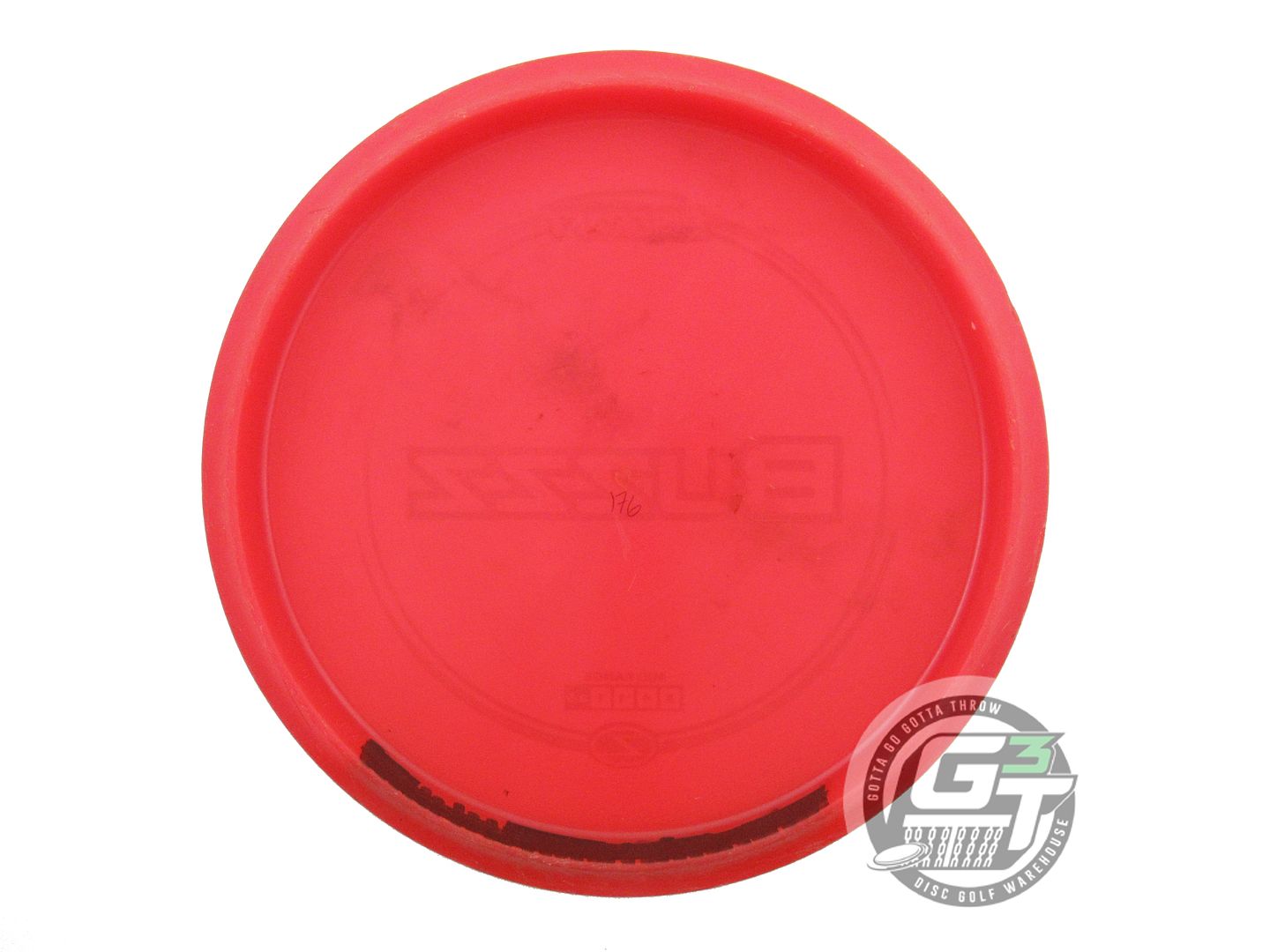 USED Discraft Z Buzzz 176g Red Silver Stamp Midrange Golf Disc