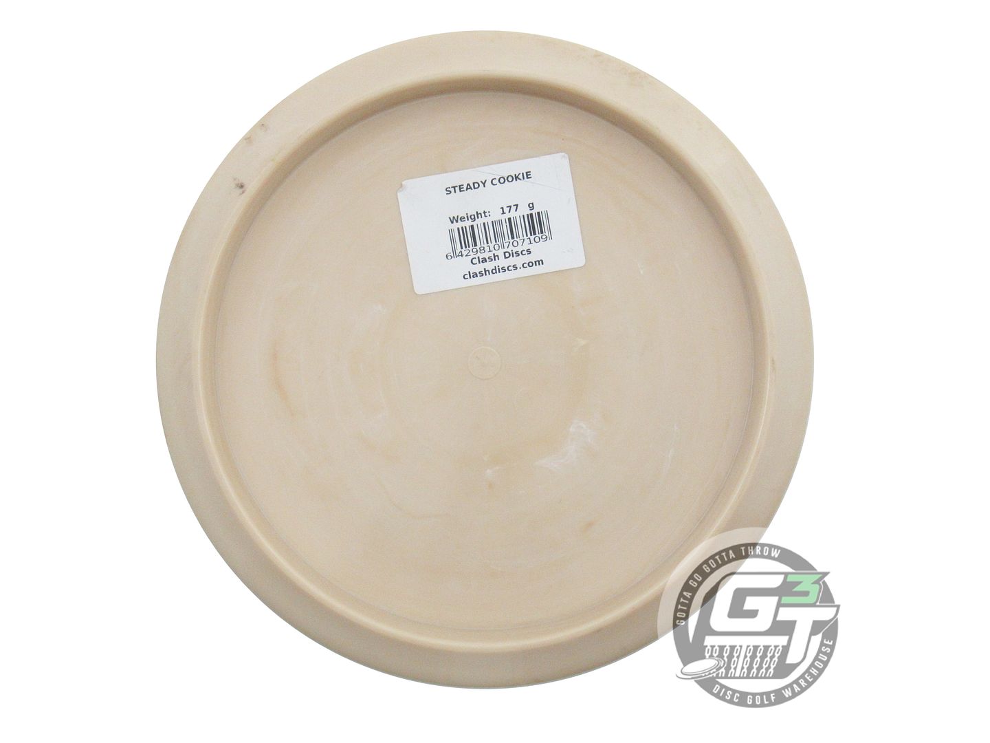 USED Clash Discs Steady Cookie 177g Peach Aqua Foil Fairway Driver Golf Disc
