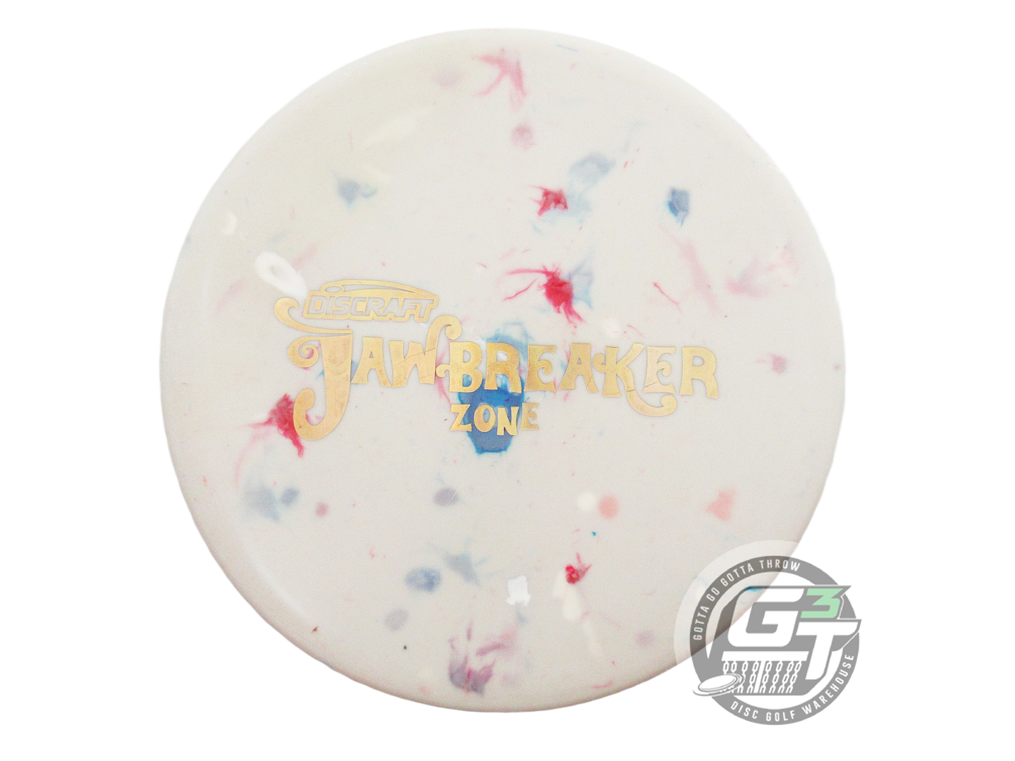 USED Discraft Jawbreaker Zone 170g White Gold Holo Foil Putter Golf Disc