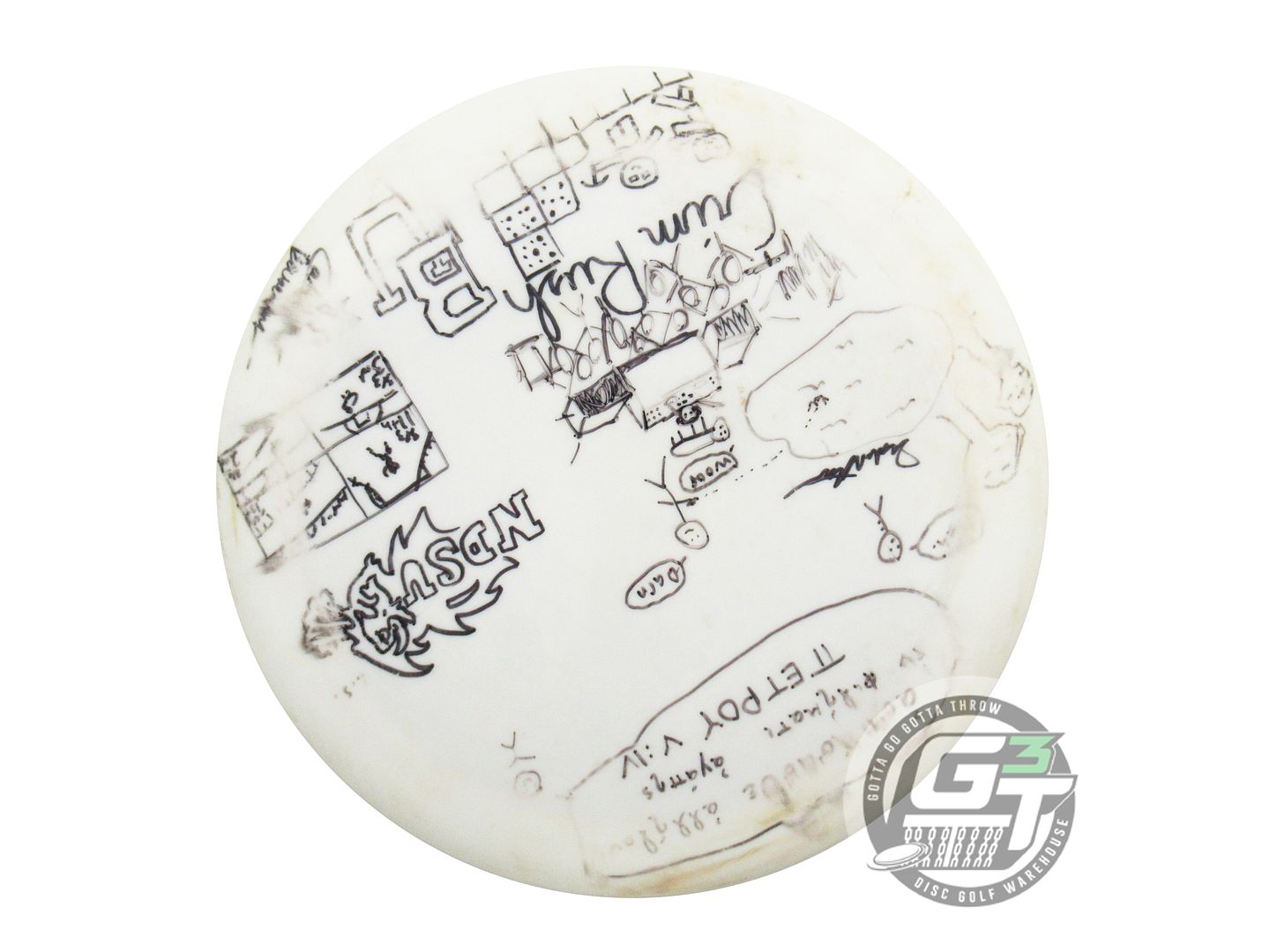 USED Innova Backstamp Star Destroyer 173g White SCRIPTURE QUOTE Driver Disc