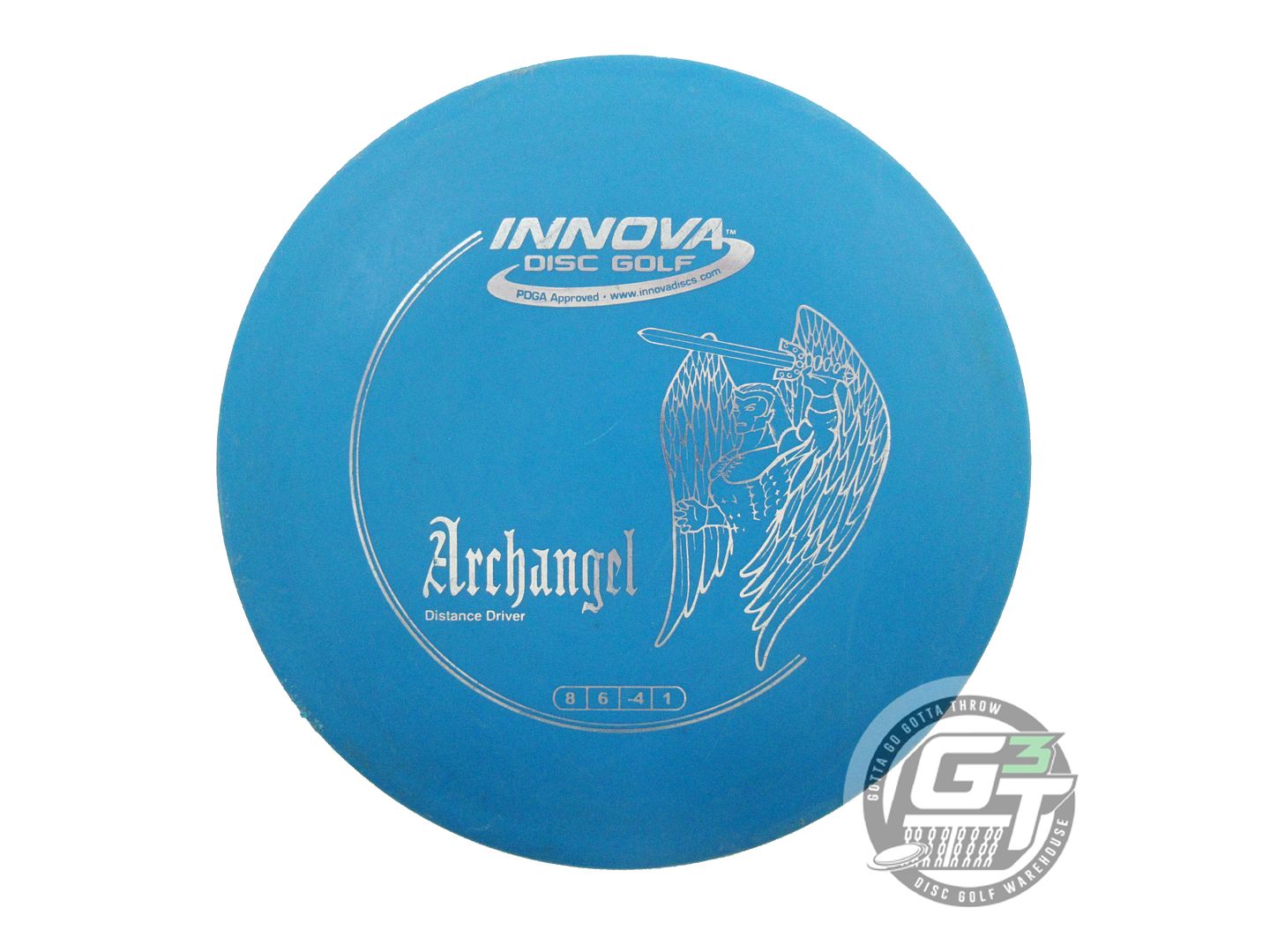 USED Innova DX Archangel 150g Blue Silver Foil Distance Driver Golf Disc