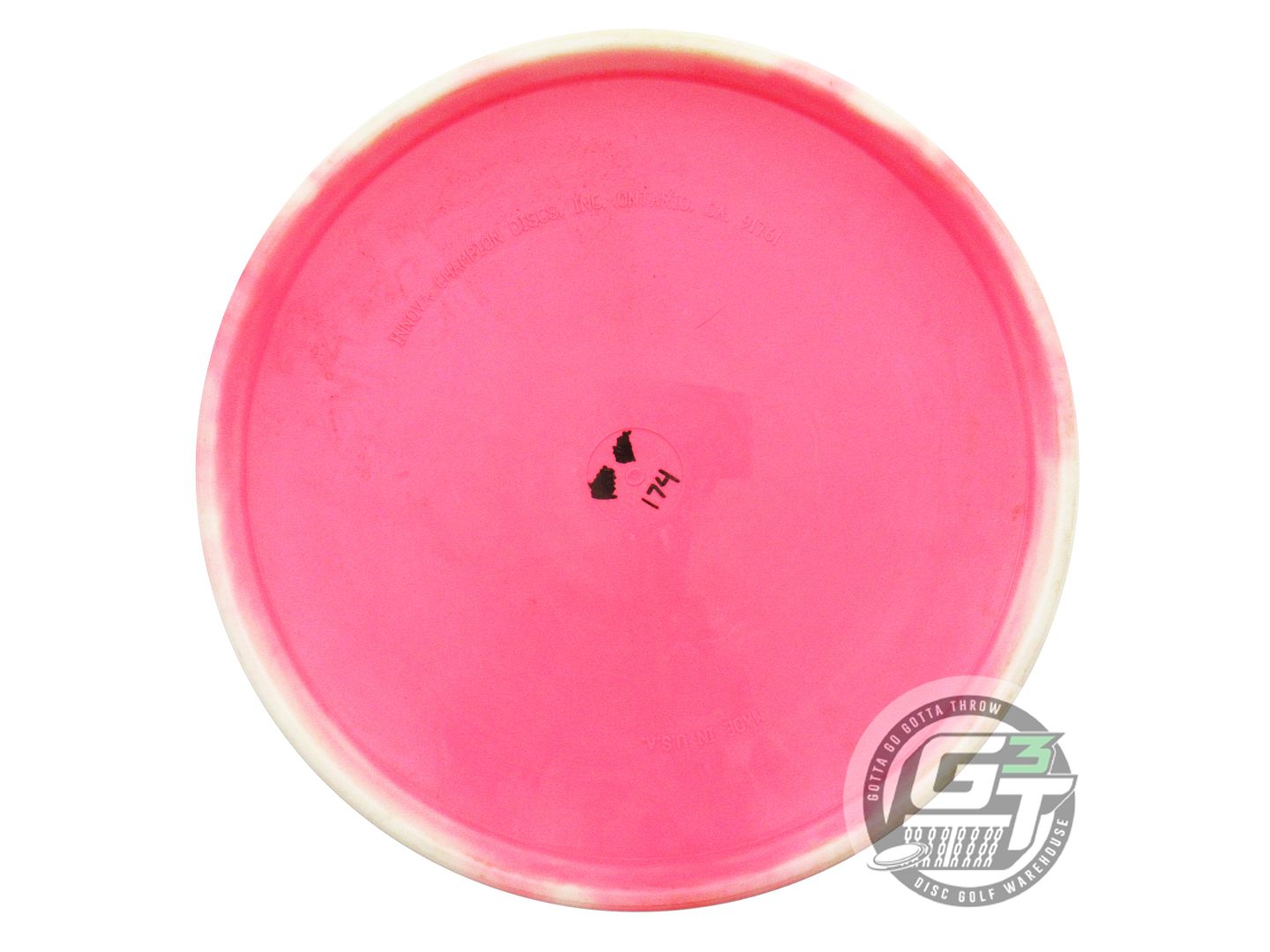 USED Innova [MERTSCH] Halo Star Polecat 174g White-Pink Putter Golf Disc