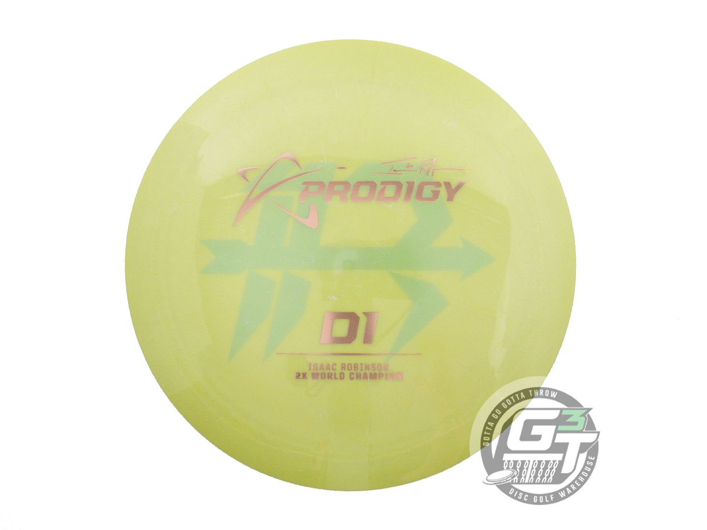 Prodigy Limited Edition Isaac Robinson 2024 PDGA World Champion Commemorative 2X Glimmer 500 Series D1 Distance Driver Golf Disc (Individually Listed)