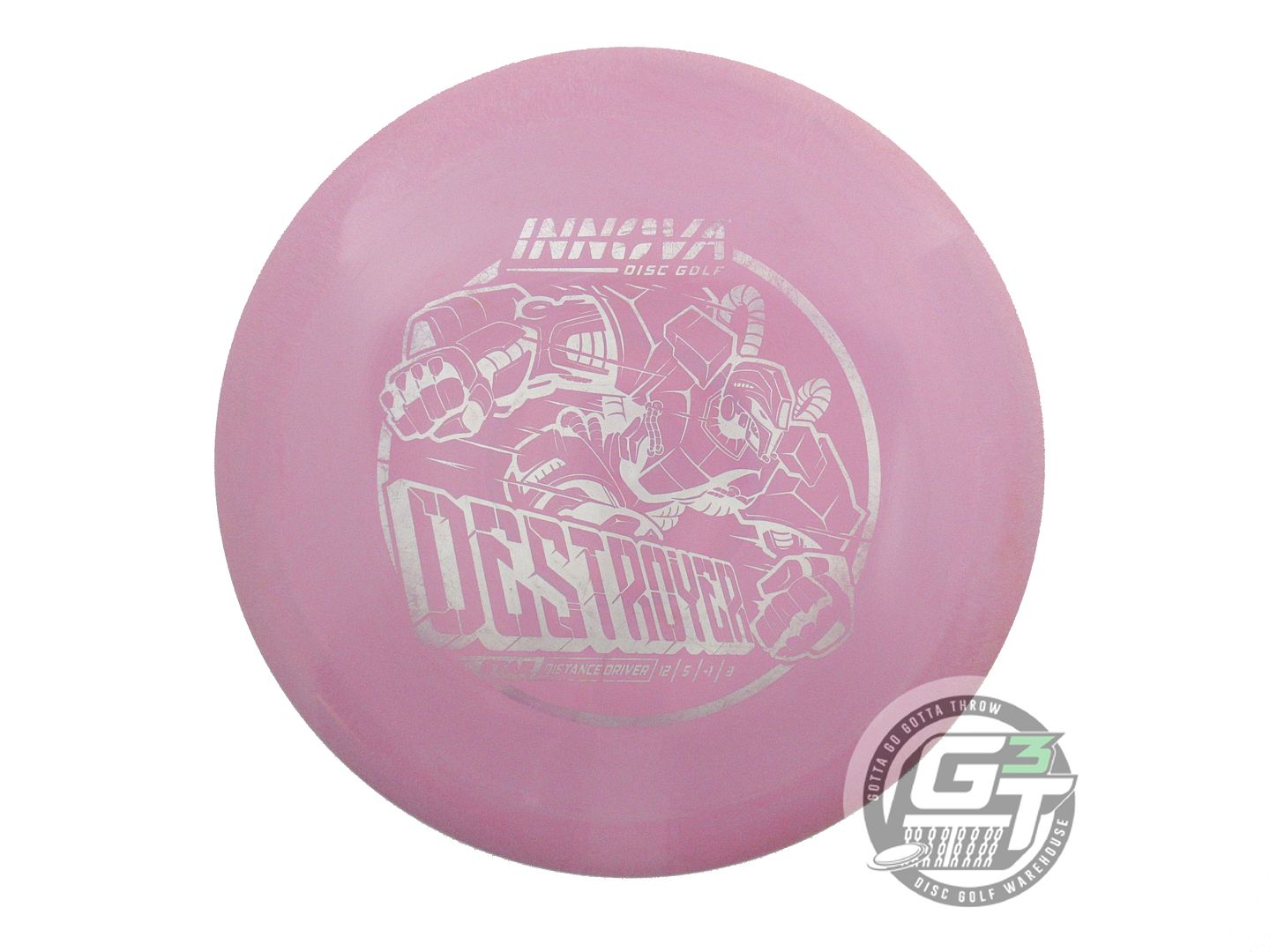 USED Innova Star Destroyer 171g Lilac Silver Foil Distance Driver Golf Disc