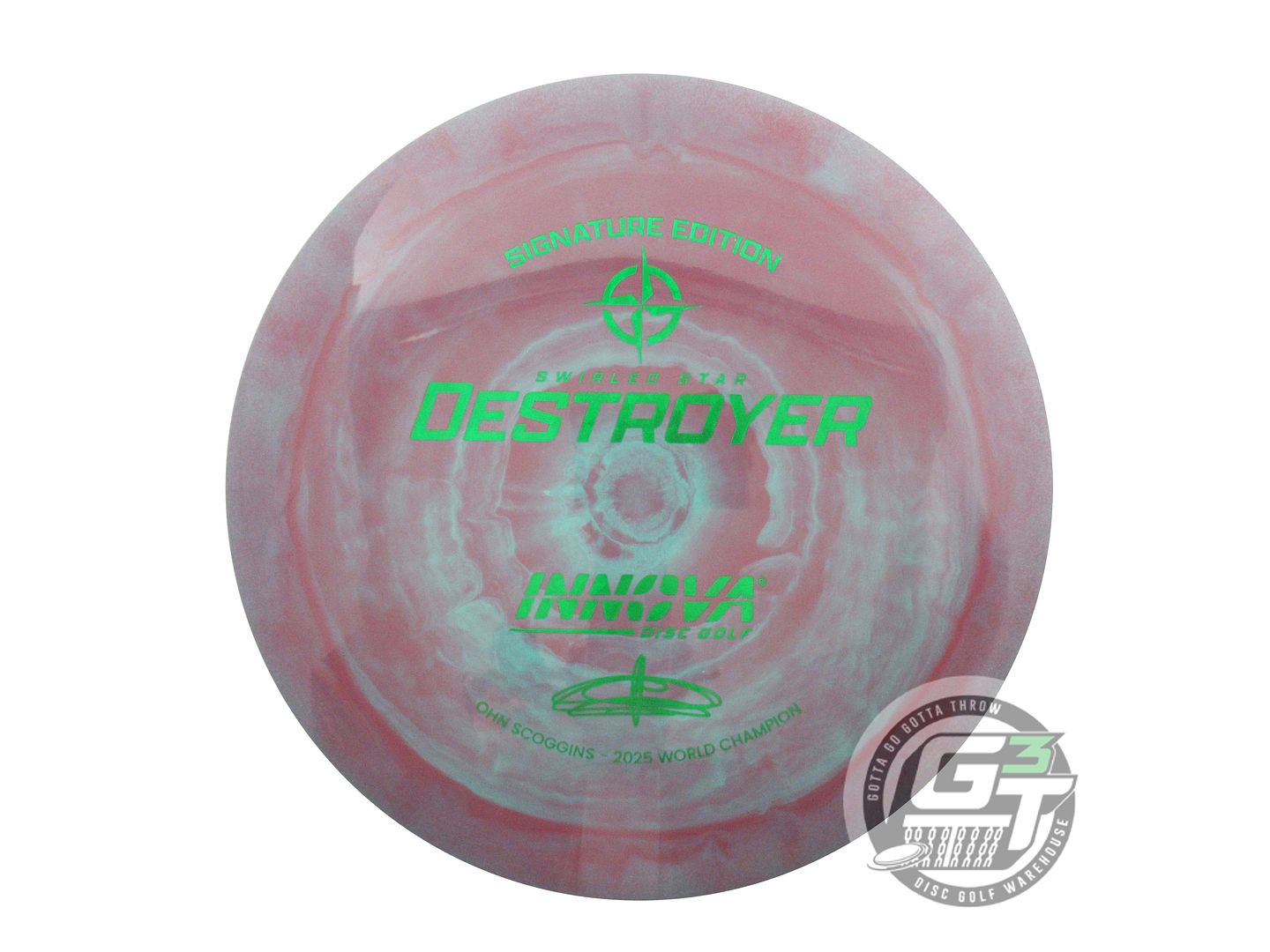 Innova Signature Edition Ohn Scoggins 2025 World Champion Swirled Star Destroyer Distance Driver Golf Disc (Individually Listed)
