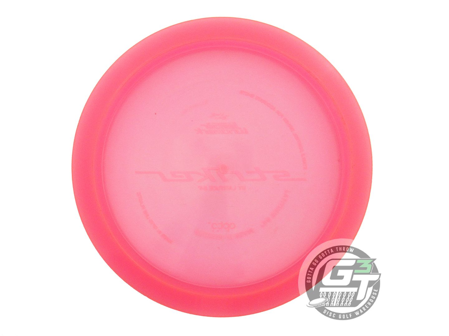NOS Latitude 64 Opto Striker 170g Pink White Stamp OOP Distance Driver Golf Disc