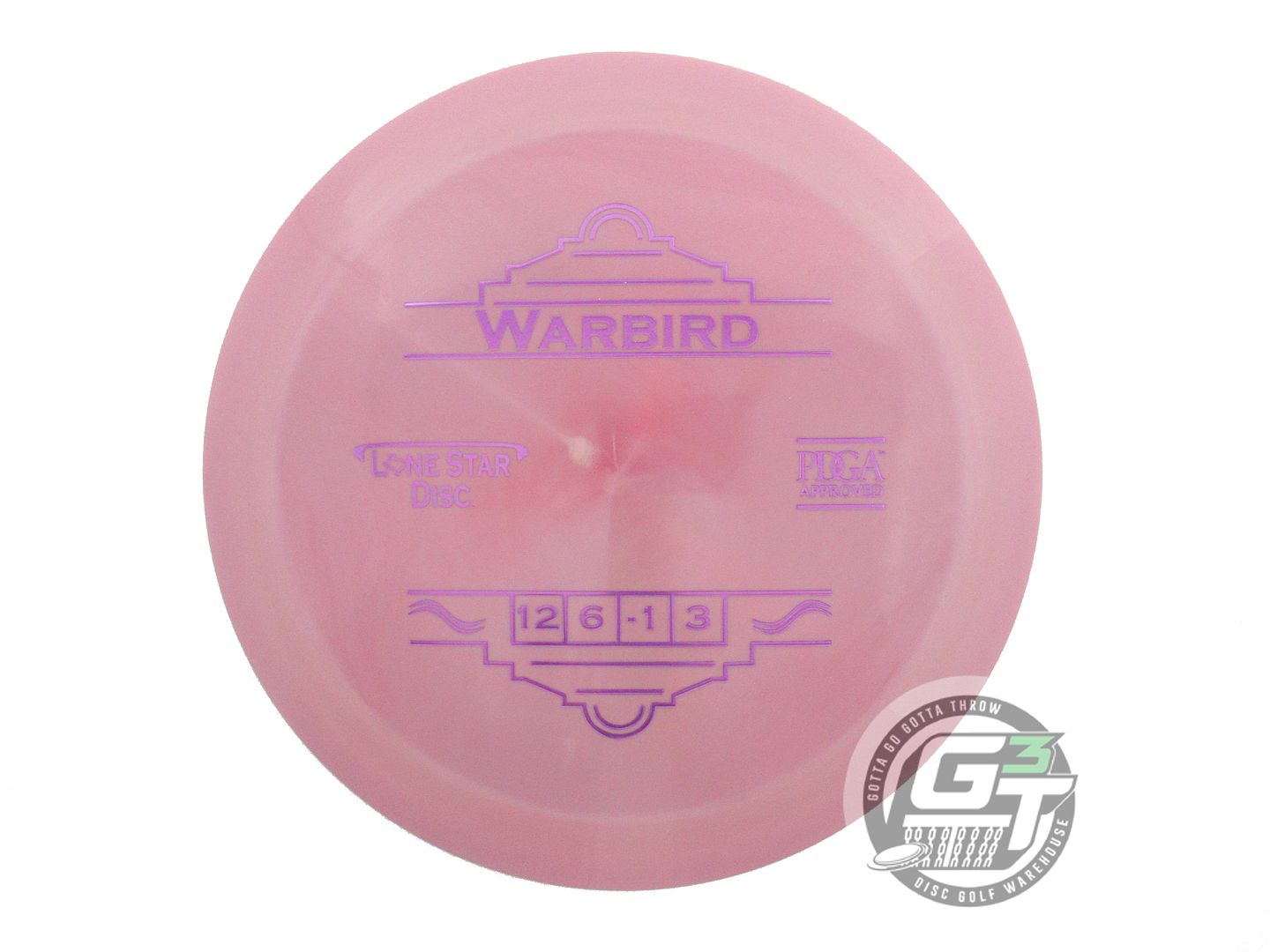 USED Lone Star Bravo Warbird 171g Pink Purple Foil Distance Driver Golf Disc