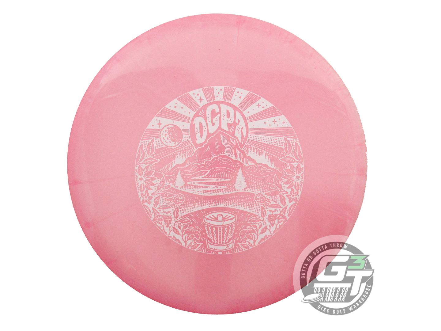 USED Kastaplast K1 Jarn 175g Pink White Stamp Midrange Golf Disc