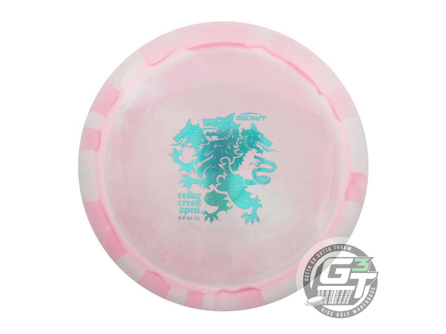 USED Discraft [CEDAR CREEK OPEN] ESP Hades 173g Gray-Pink Driver Golf Disc