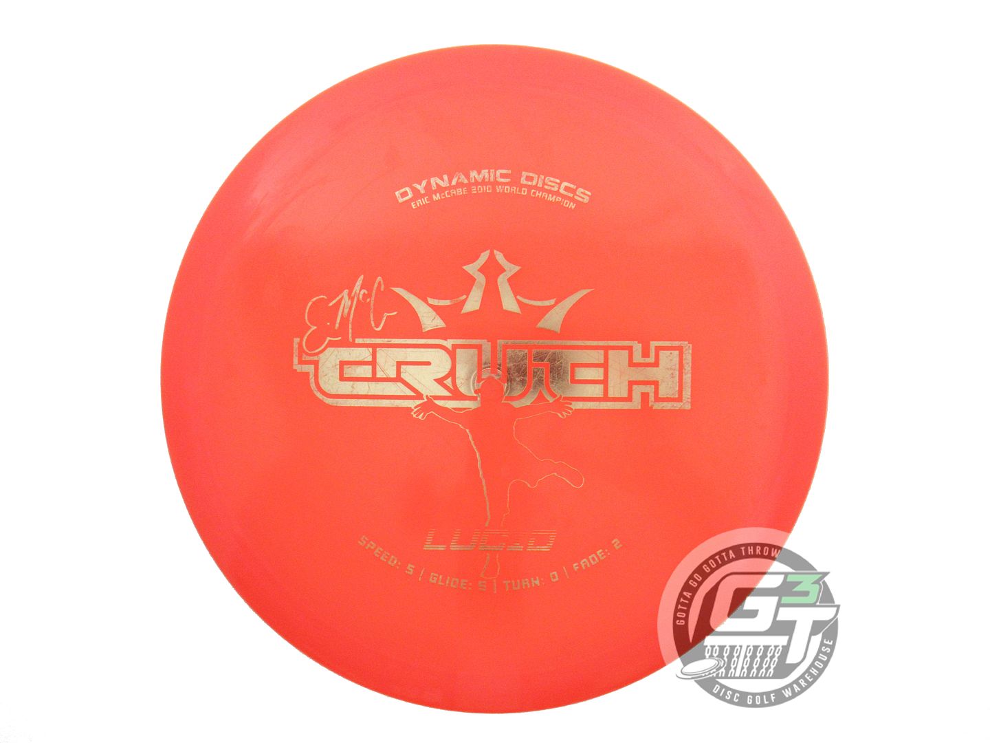 USED Dynamic Discs Lucid EMAC Truth 175g Orange Gold Foil Midrange Golf Disc