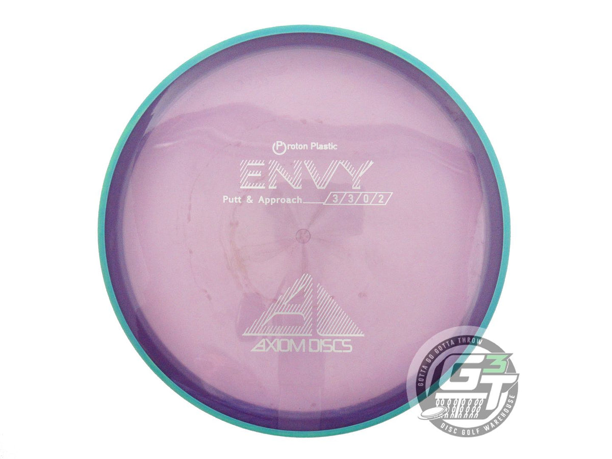 USED Axiom Discs Proton Envy 174g Purple Teal Rim Putter Golf Disc