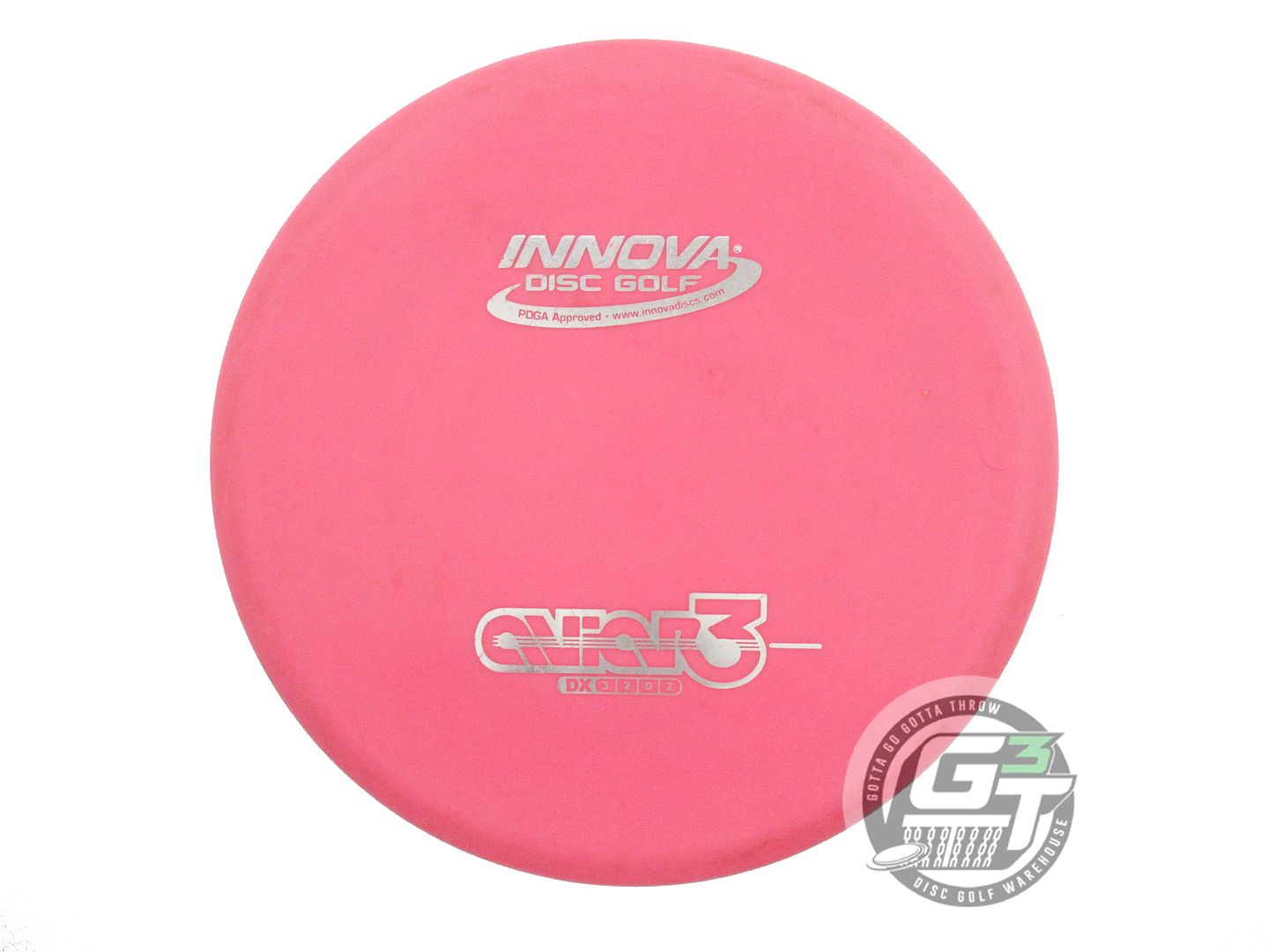 USED Innova DX Aviar3 174g Pink Silver Foil Putter Golf Disc