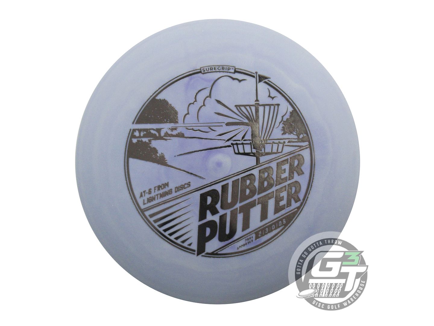 Lightning Sure Grip Rubber Putter Golf Disc (Individually Listed)