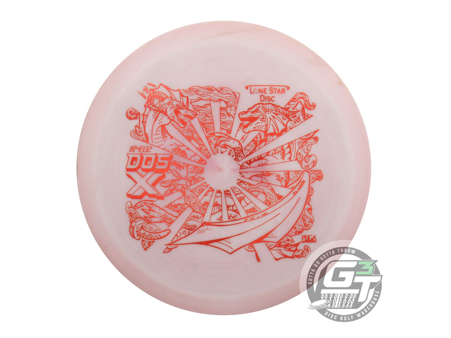 USED Lone Star [ARTIST] Alpha Dos X 173g Pink Red Foil Fairway Driver Golf Disc