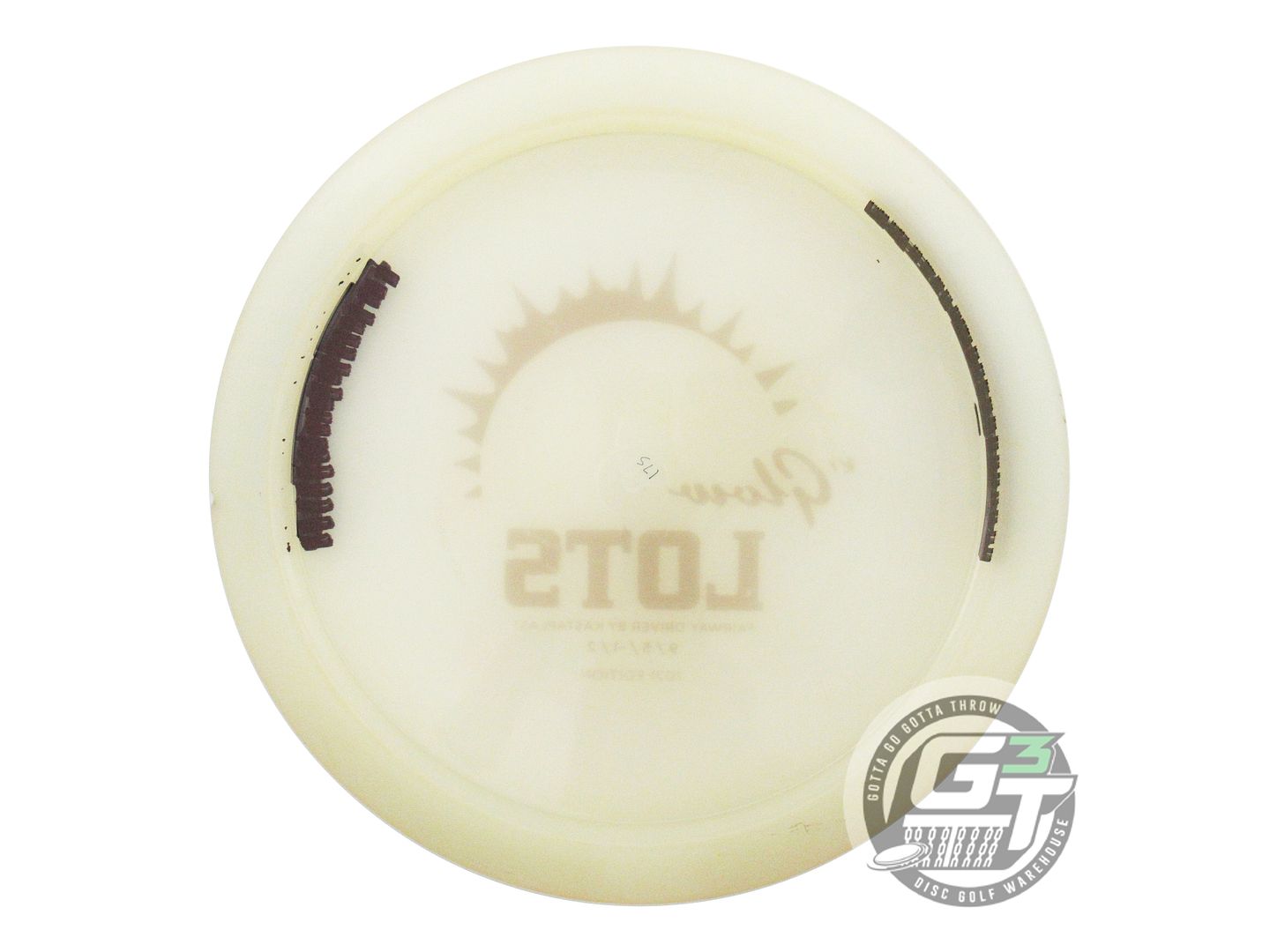 USED Kastaplast K1 Glow Lots 175g Wiped Stamp RIM GOUGE Fairway Driver Golf Disc