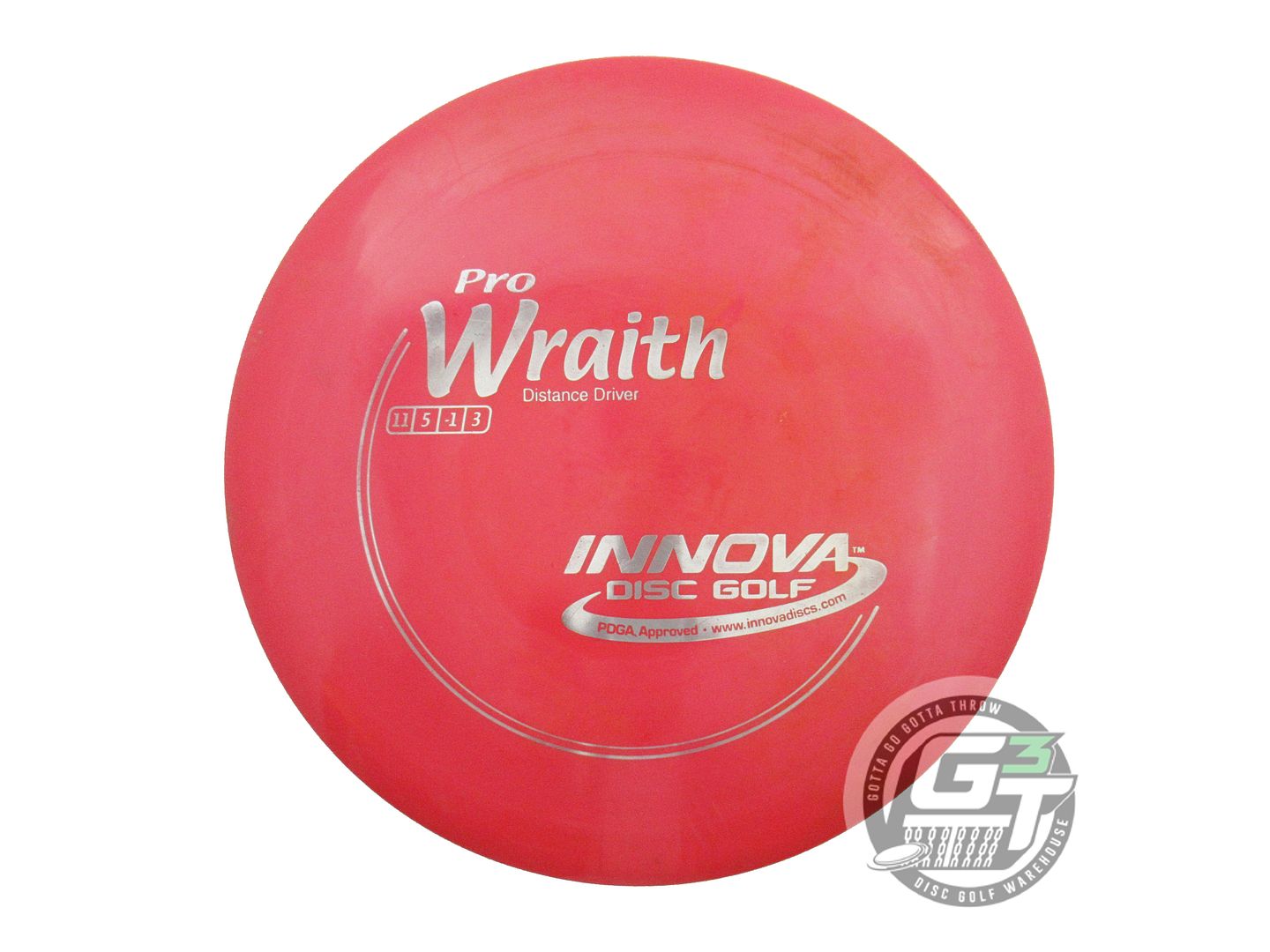 USED Innova Pro Wraith 172g Red Silver Foil Distance Driver Golf Disc