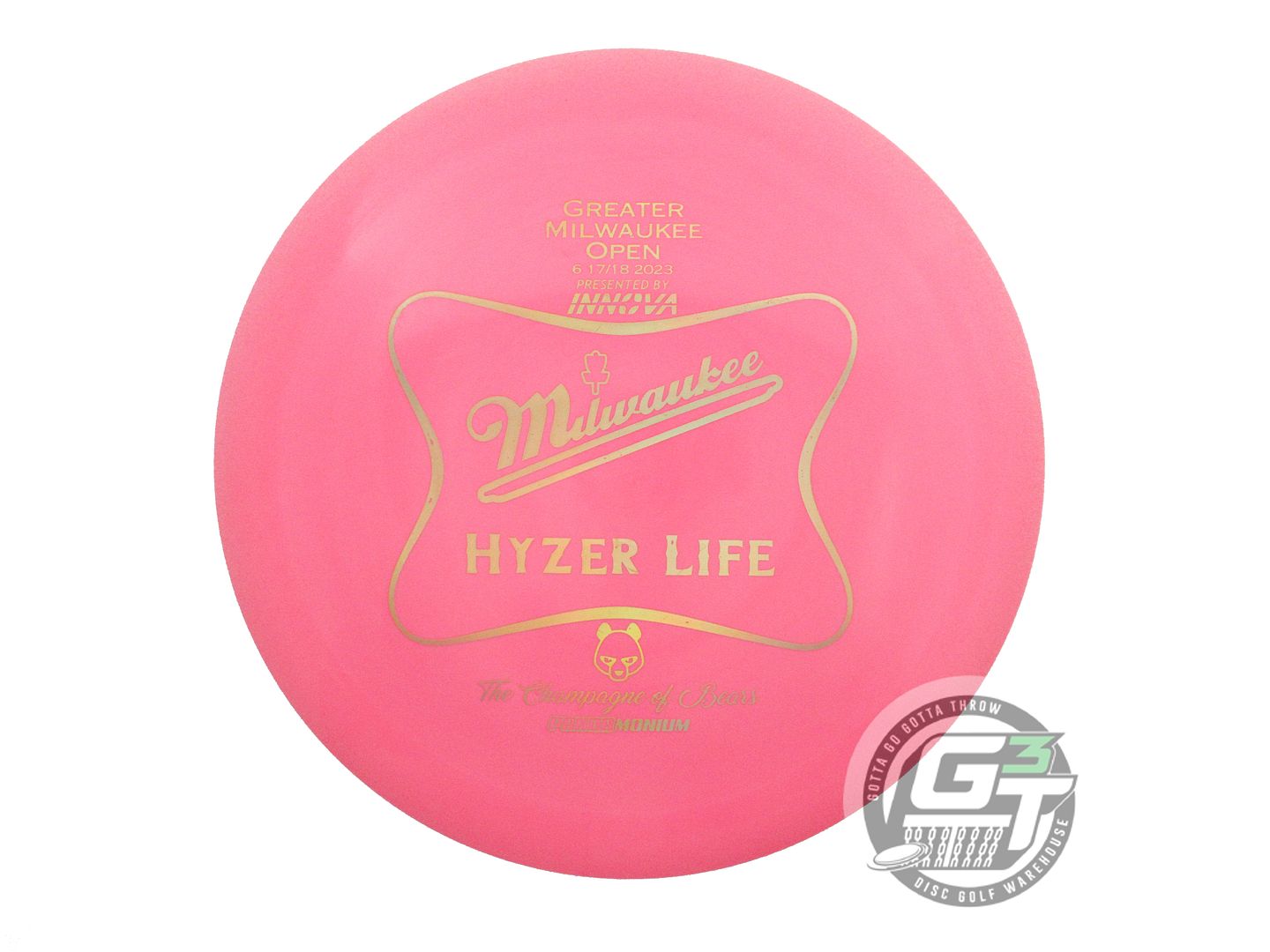 USED Innova Star Destroyer 163g Pink Gold Holo Foil Distance Driver Golf Disc