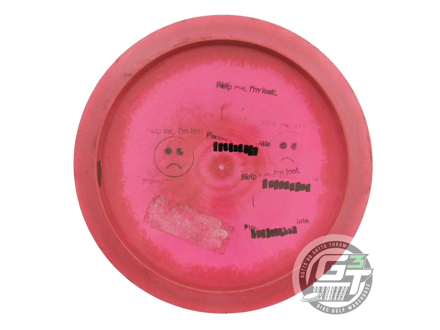 USED Discraft ESP Avenger SS 175g Red-Pink Shamrock Foil Distance Driver Disc