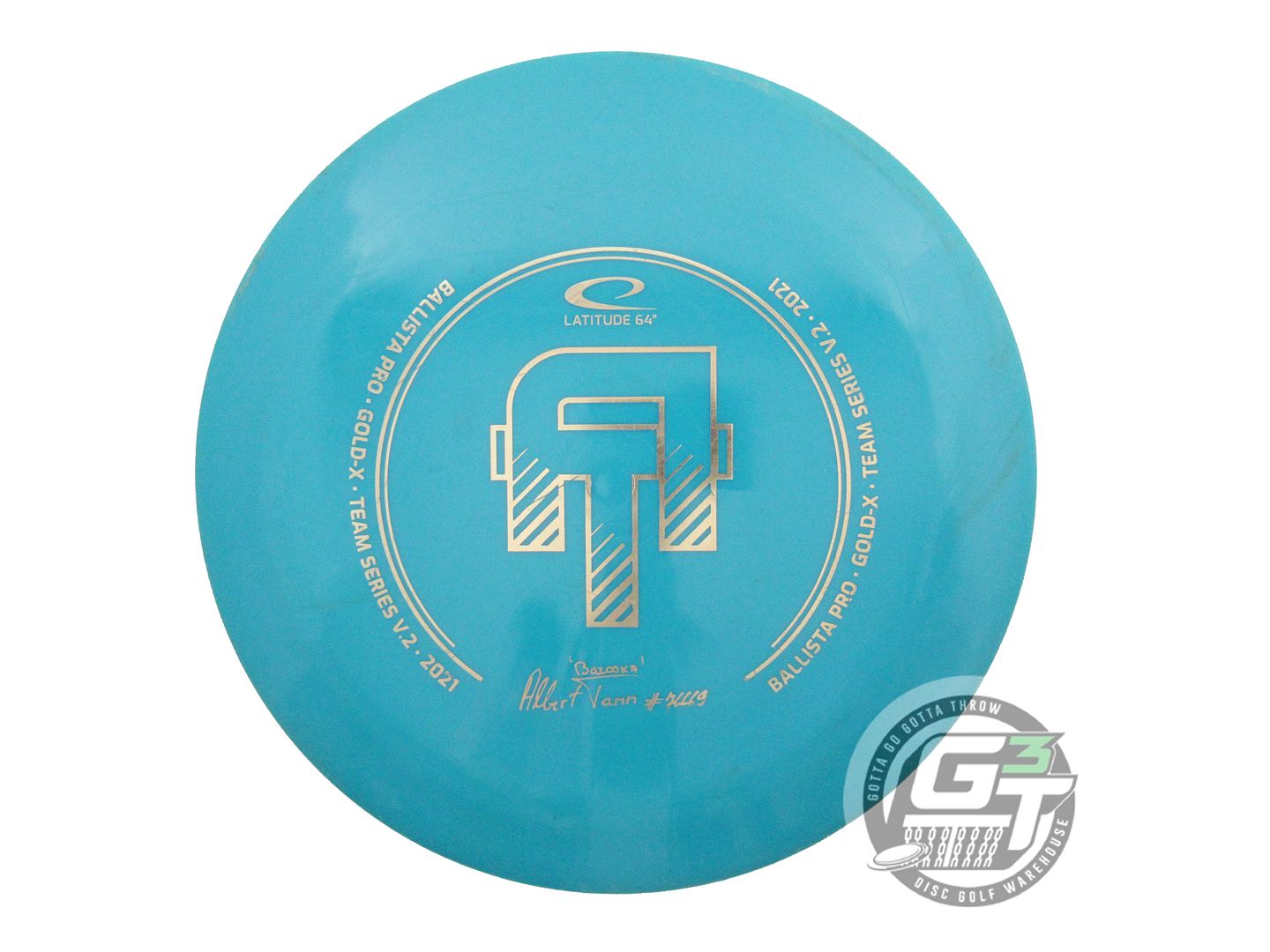 USED Latitude 64 [TAMM] Gold-X Ballista Pro 174g Teal Gold Foil Driver Golf Disc