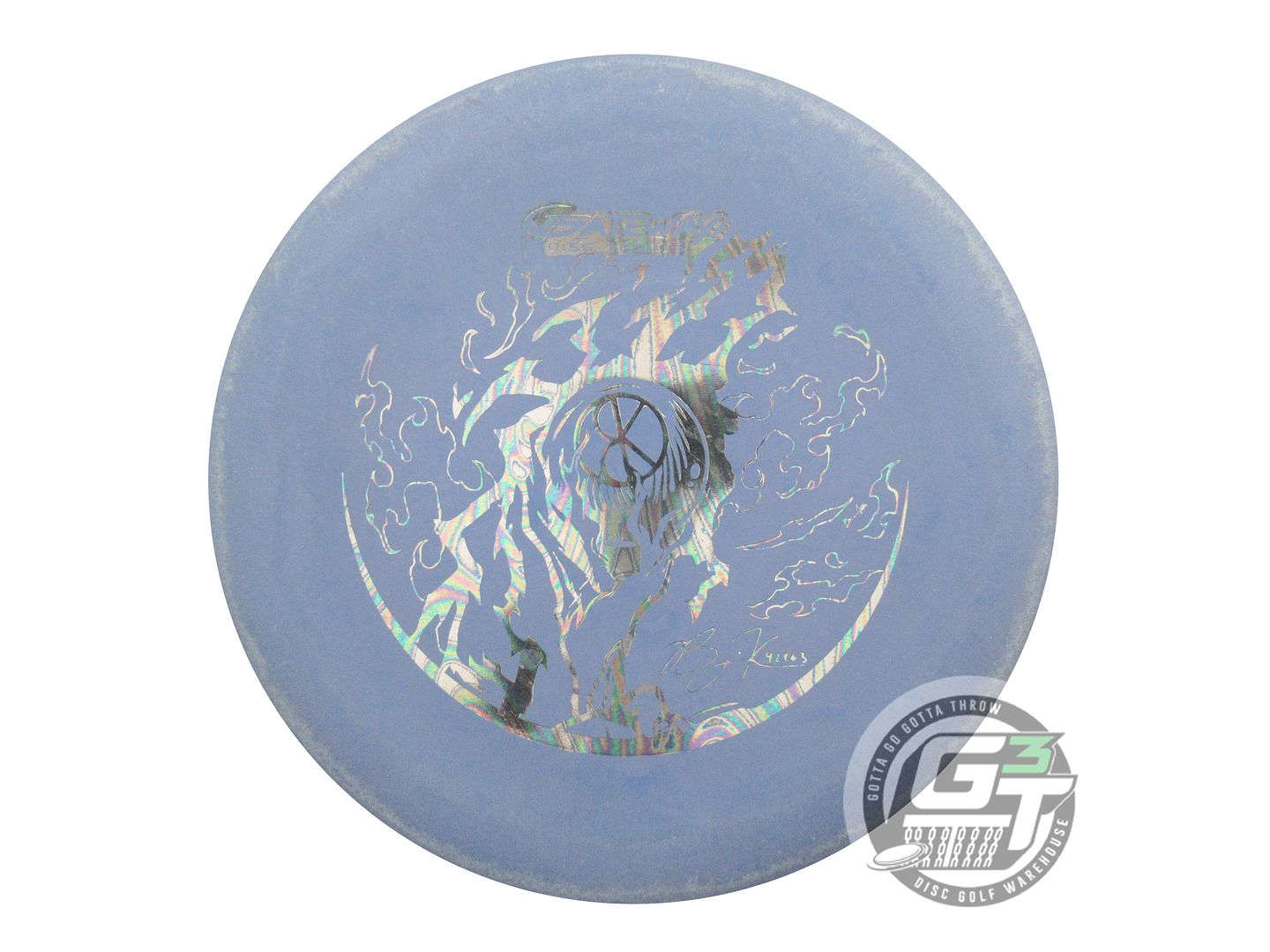 USED Gateway Firm Wizard 173g Blue Oil Slick Foil Putter Golf Disc