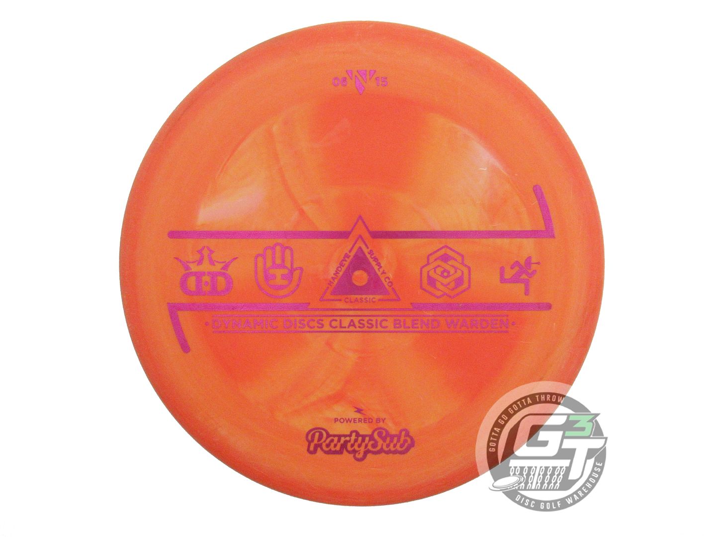 USED Dynamic Discs [HANDEYE] Classic Blend Warden 174g Orange Putter Golf Disc