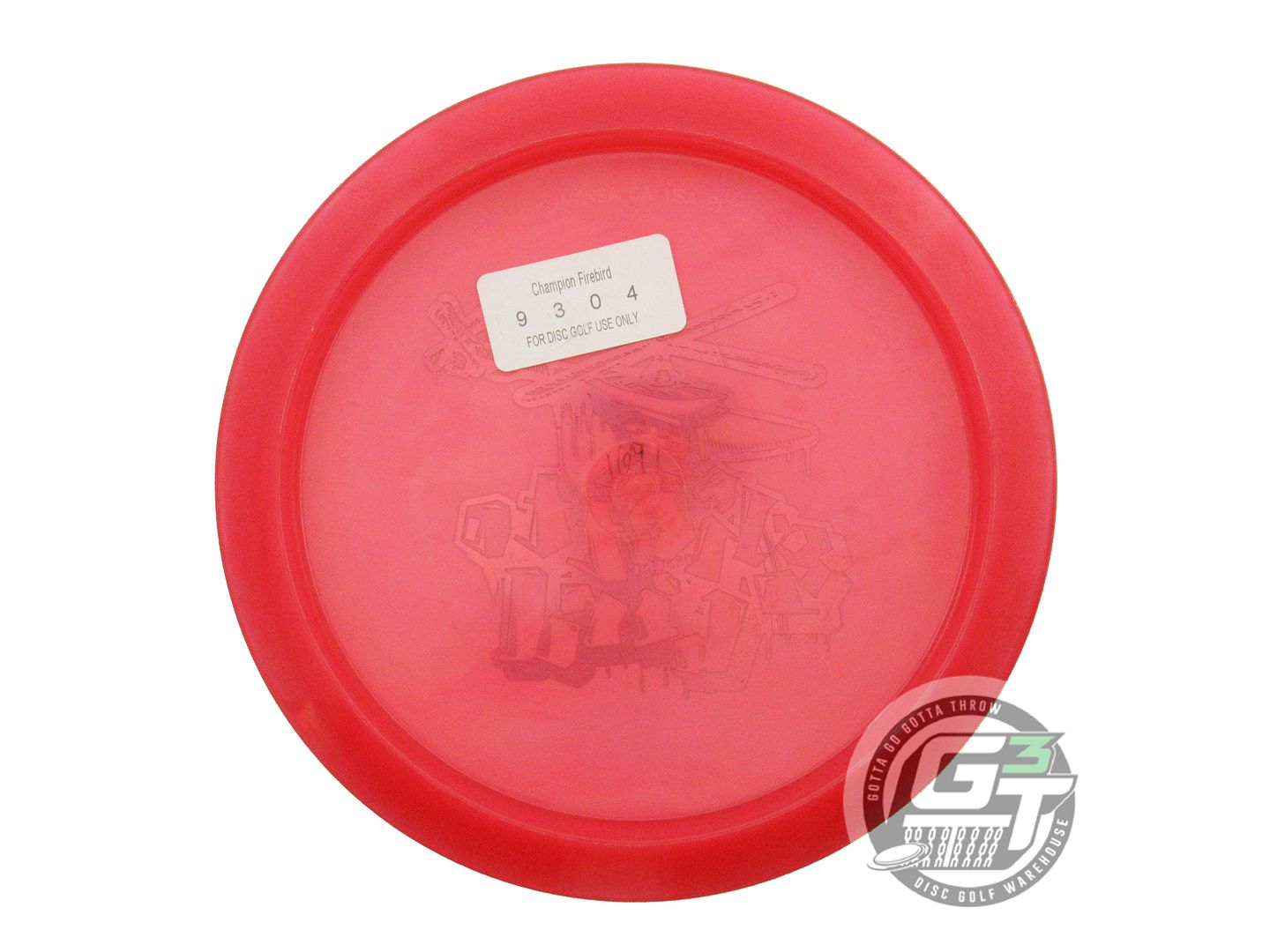 USED Innova Champion Firebird 169g Red Green Foil Distance Driver Golf Disc
