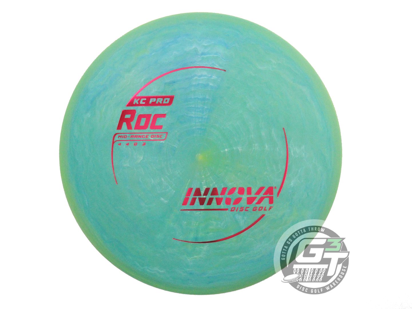 USED Innova KC Pro Roc 176g Green-Blue Red Foil Midrange Golf Disc