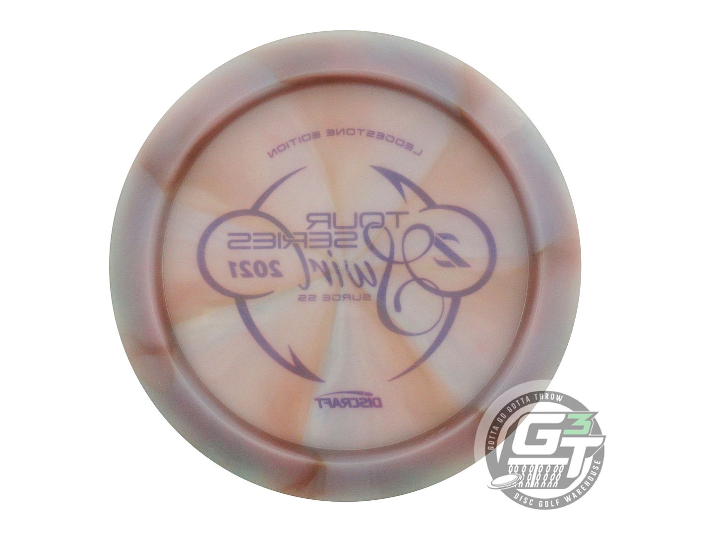 USED Discraft [LEDGESTONE] Z Swirl Surge SS 175g Gray-Peach Distance Driver Disc