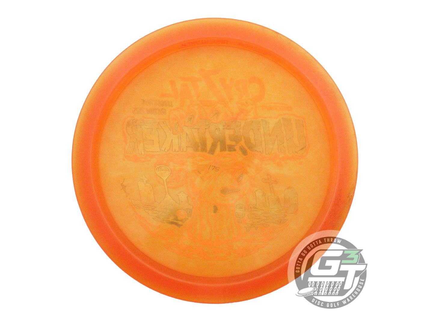 USED Discraft [LEDGESTONE] CryZtal Undertaker 175g Orange Distance Driver Disc