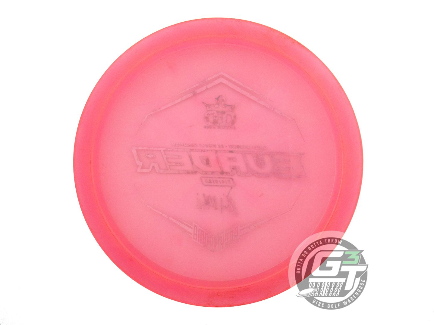 USED Dynamic Discs [WYSOCKI] Lucid Evader 176g Pink Teal Foil Driver Golf Disc