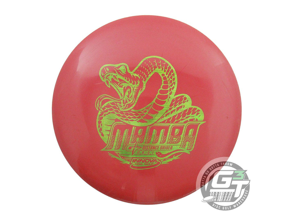 USED Innova GStar Mamba 161g Maroon Lime Laser Foil Distance Driver Golf Disc