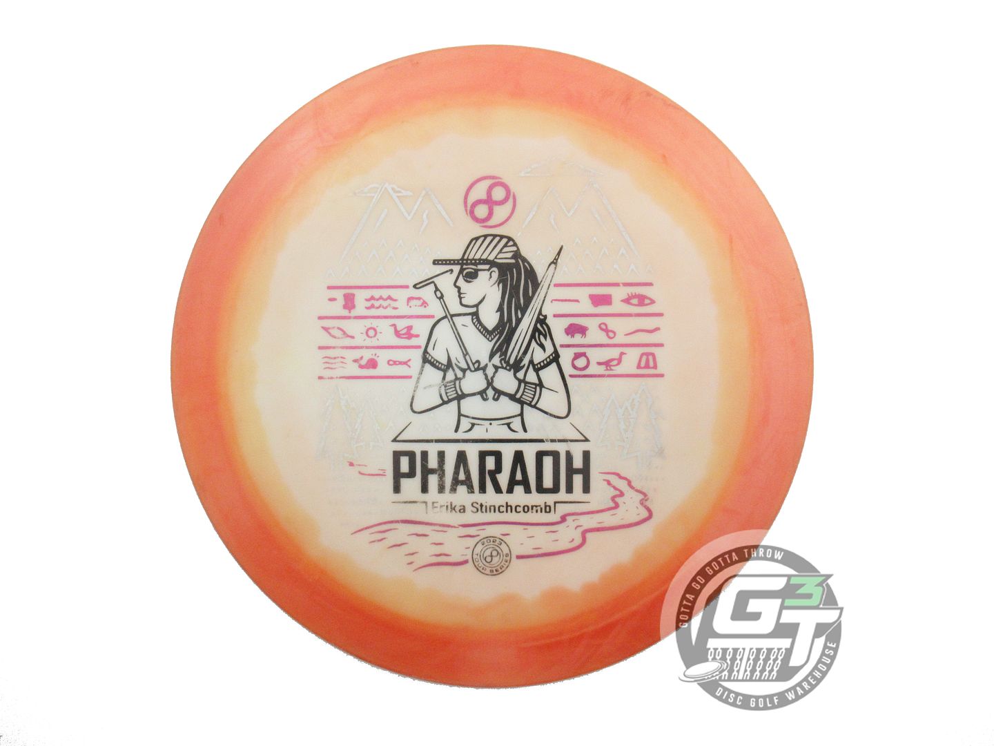 USED Infinite [STINCHCOMB] Halo S-Blend Pharaoh 170g Orange-White Driver Disc
