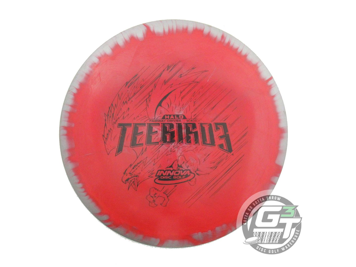 USED Innova Halo Star Teebird3 174g Gray-Red Fairway Driver Golf Disc