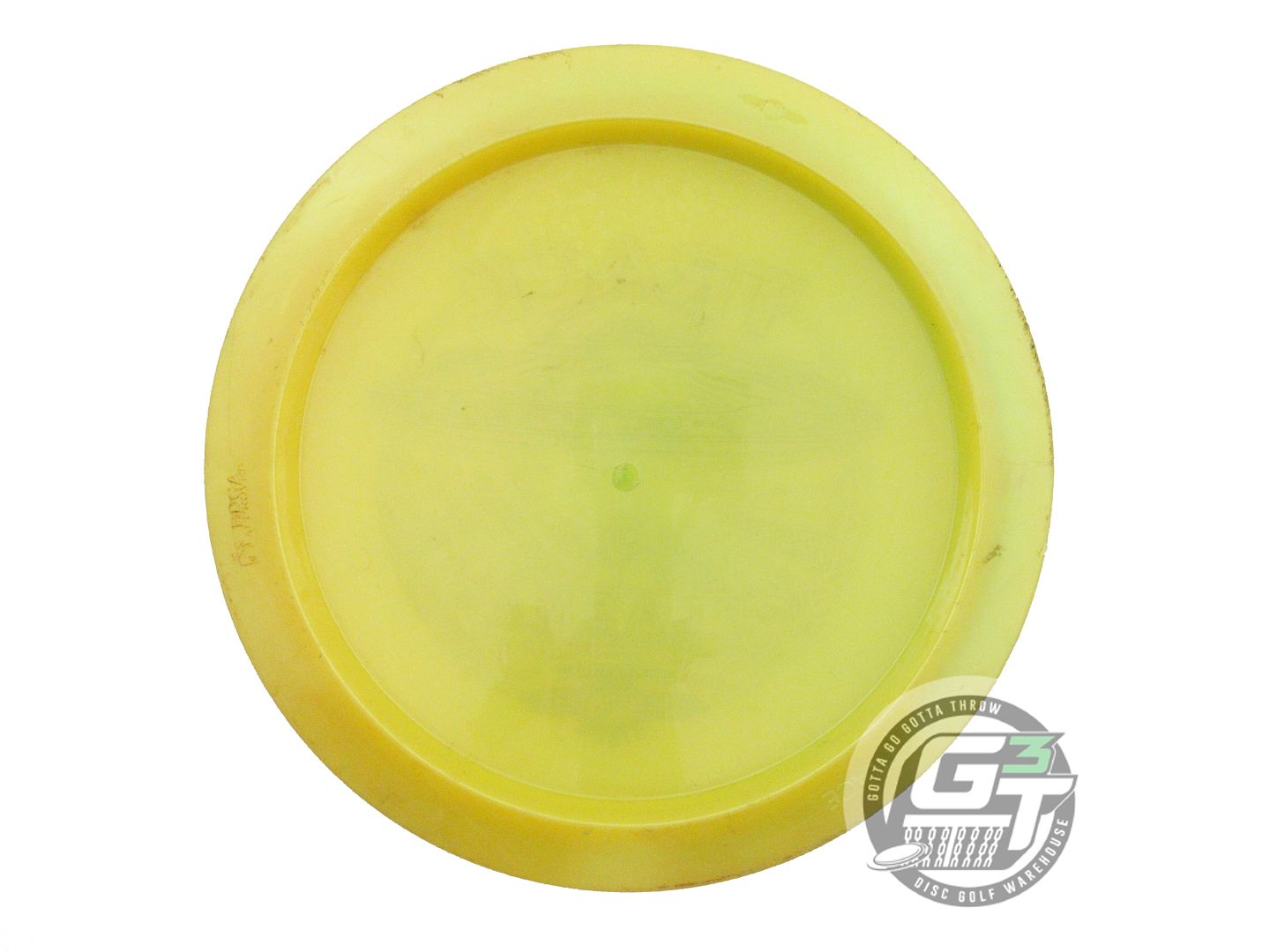 USED Streamline Discs Plasma Trace 168g Yellow Distance Driver Golf Disc