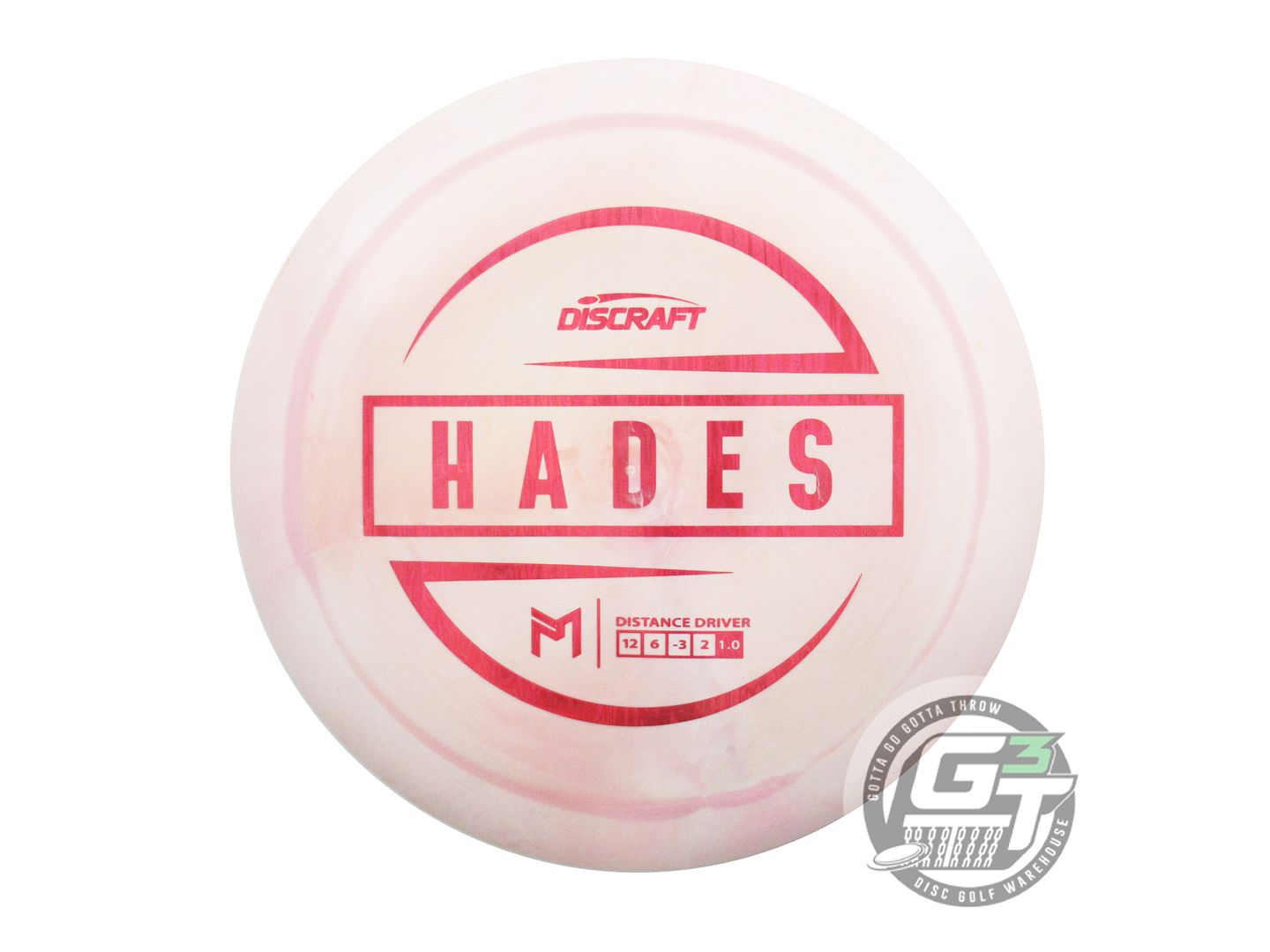USED Discraft [McBETH] ESP Hades 175g Lt. Pink-Peach Pink Foil Driver Golf Disc