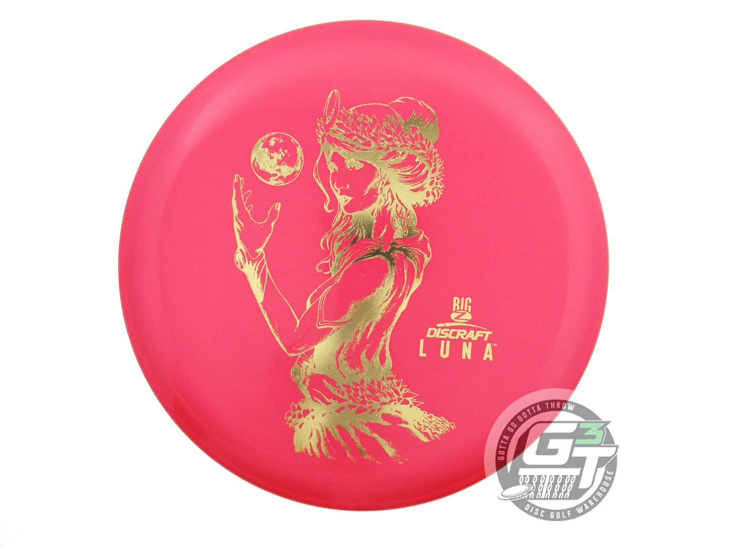 NOS Discraft [McBETH] Big Z Luna 175g Red Gold Foil D Putter Golf Disc