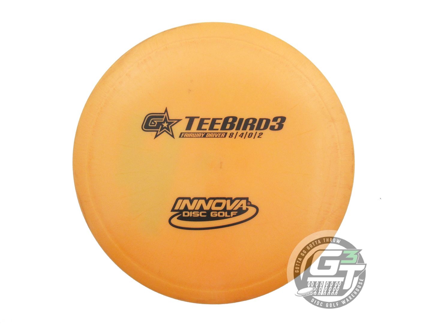 USED Innova GStar Teebird3 175g Orange Black Stamp Fairway Driver Golf Disc