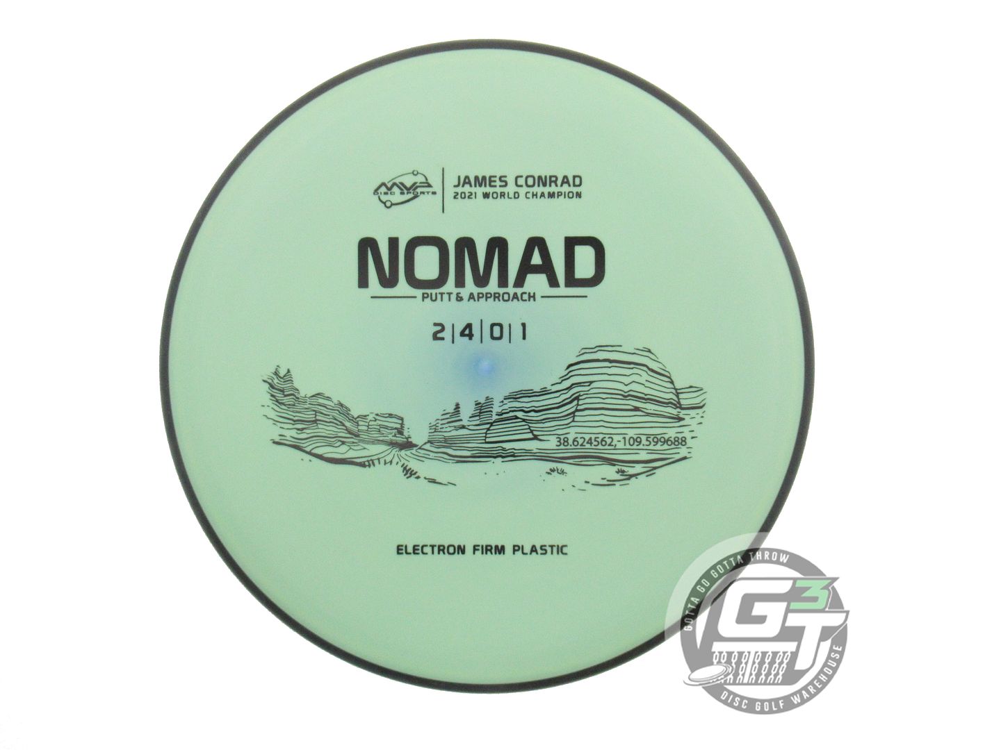 MVP Electron Firm Nomad [James Conrad 1X] Putter Golf Disc (Individually Listed)