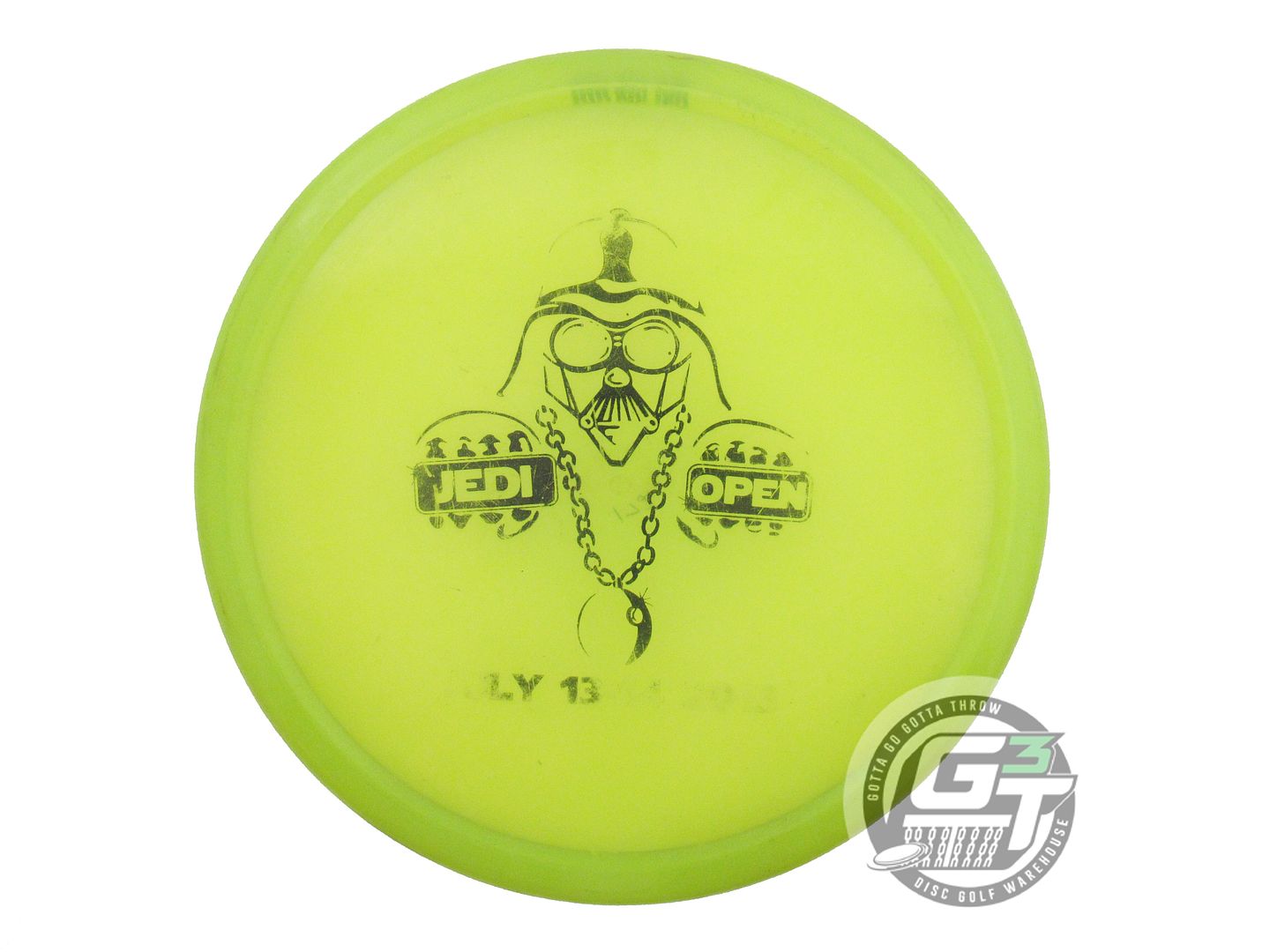 USED Innova Champion Rhyno 172g Lime Black Stamp GUMMY Putter Golf Disc