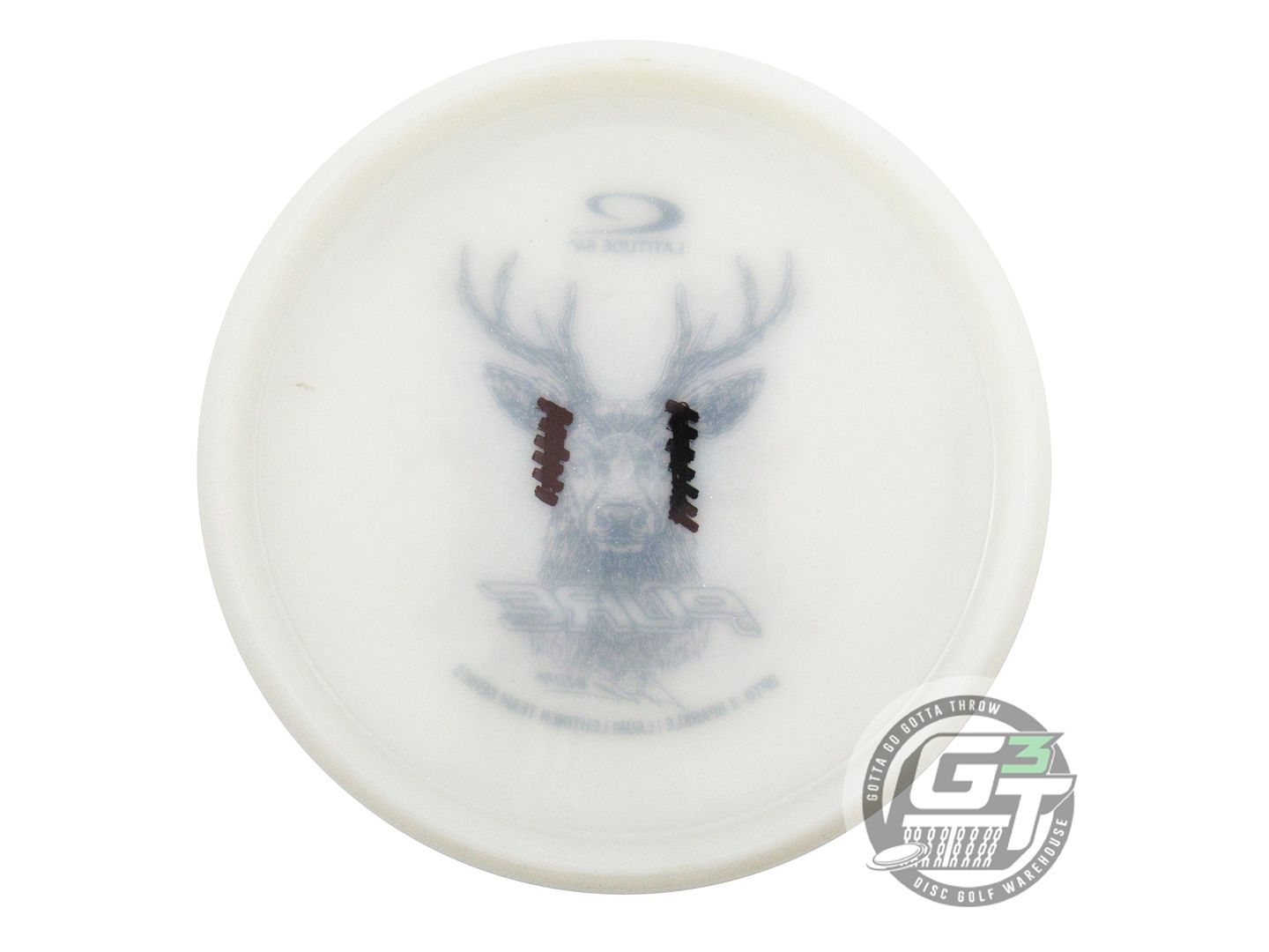 USED Latitude 64 [LEHTINEN] Opto-X Sparkle Pure 176g White Putter Golf Disc