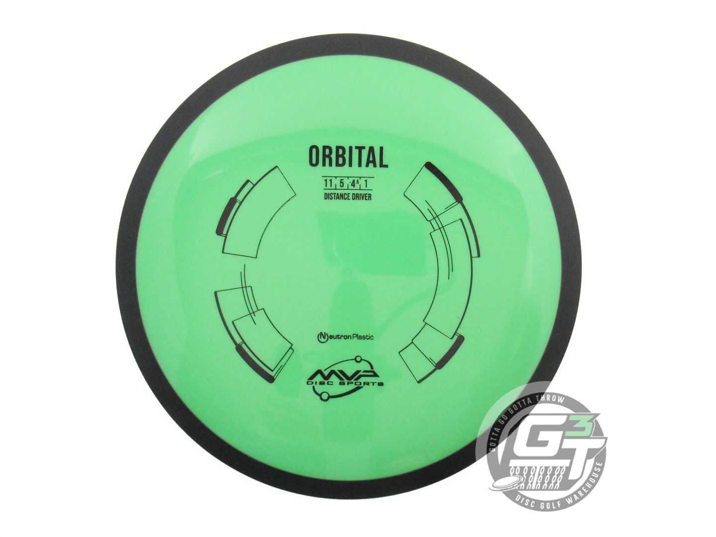 USED MVP Disc Sports Neutron Orbital 172g Lime Distance Driver Golf Disc