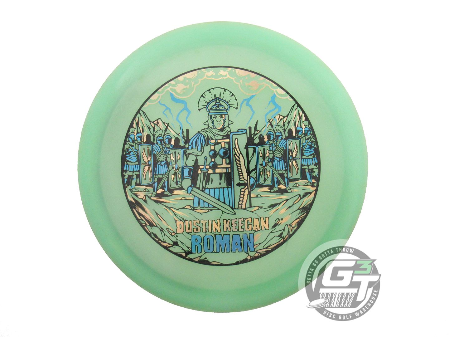 USED Infinite [KEEGAN] Glow C-Blend Roman 174g Lt. Green Driver Golf Disc