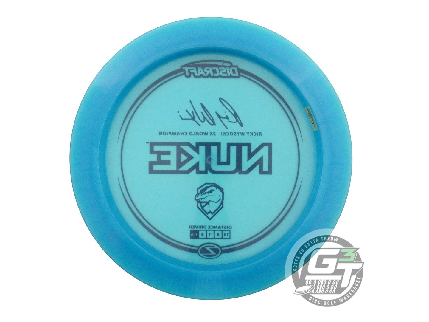 NOS Discraft [WYSOCKI] Z Nuke 175g Teal Black Stamp Distance Driver Golf Disc