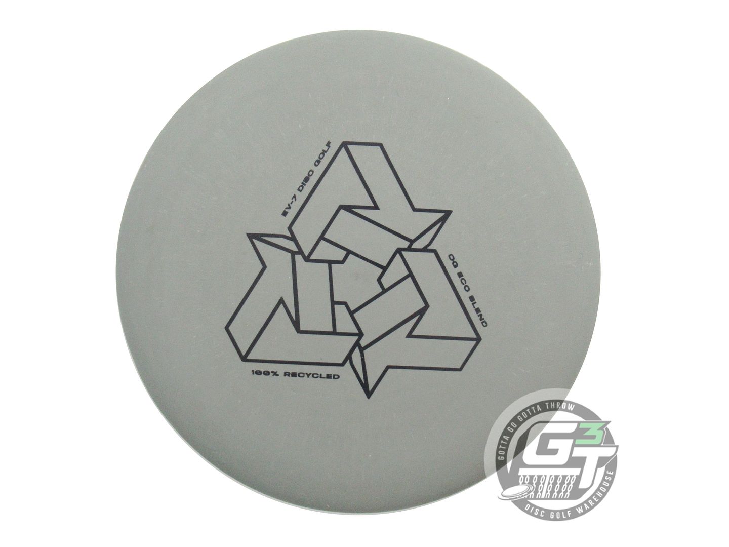 USED EV-7 OG Eco Blend Penrose 170g Gray Black Stamp A Putter Golf Disc